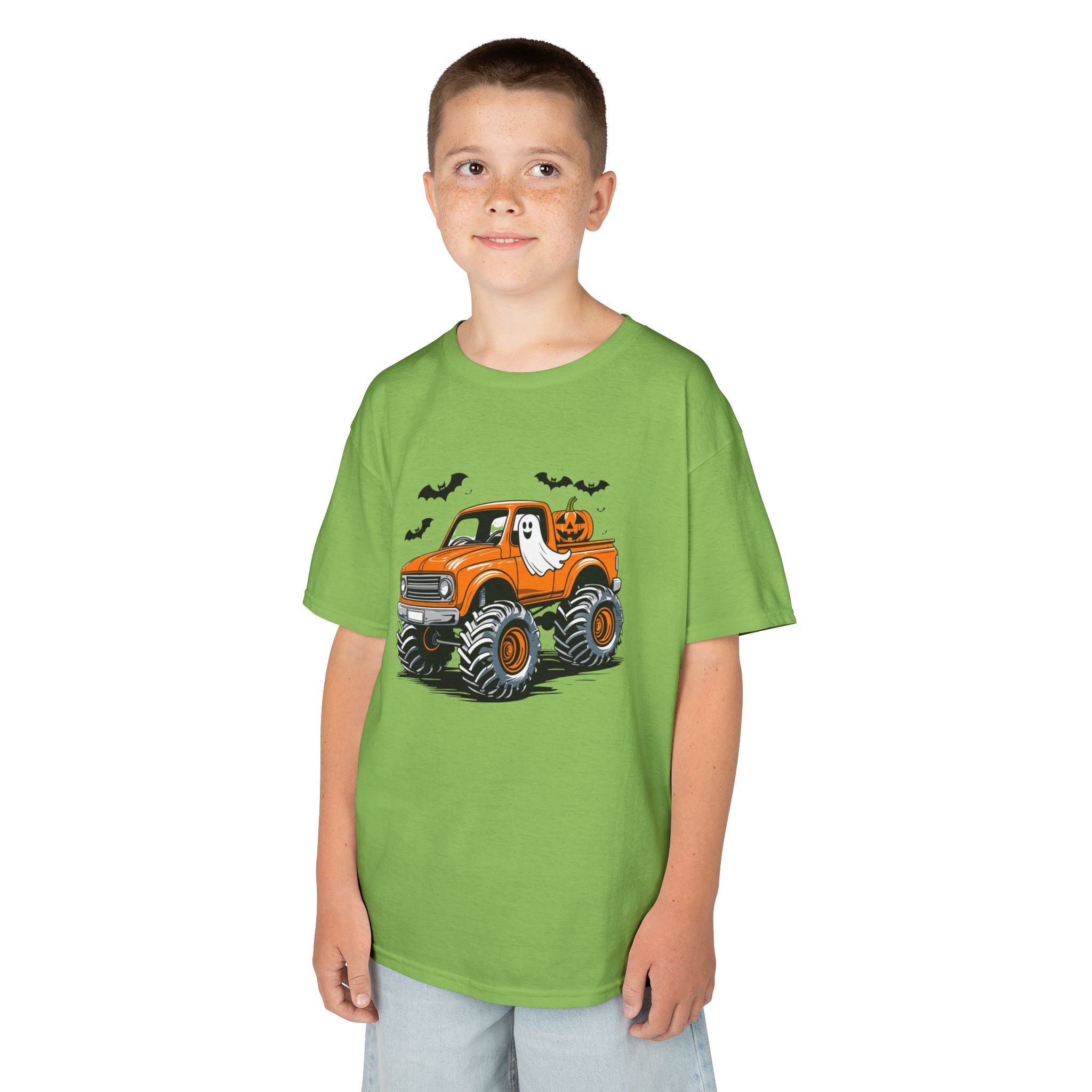 Monster Truck Halloween Boys Tee