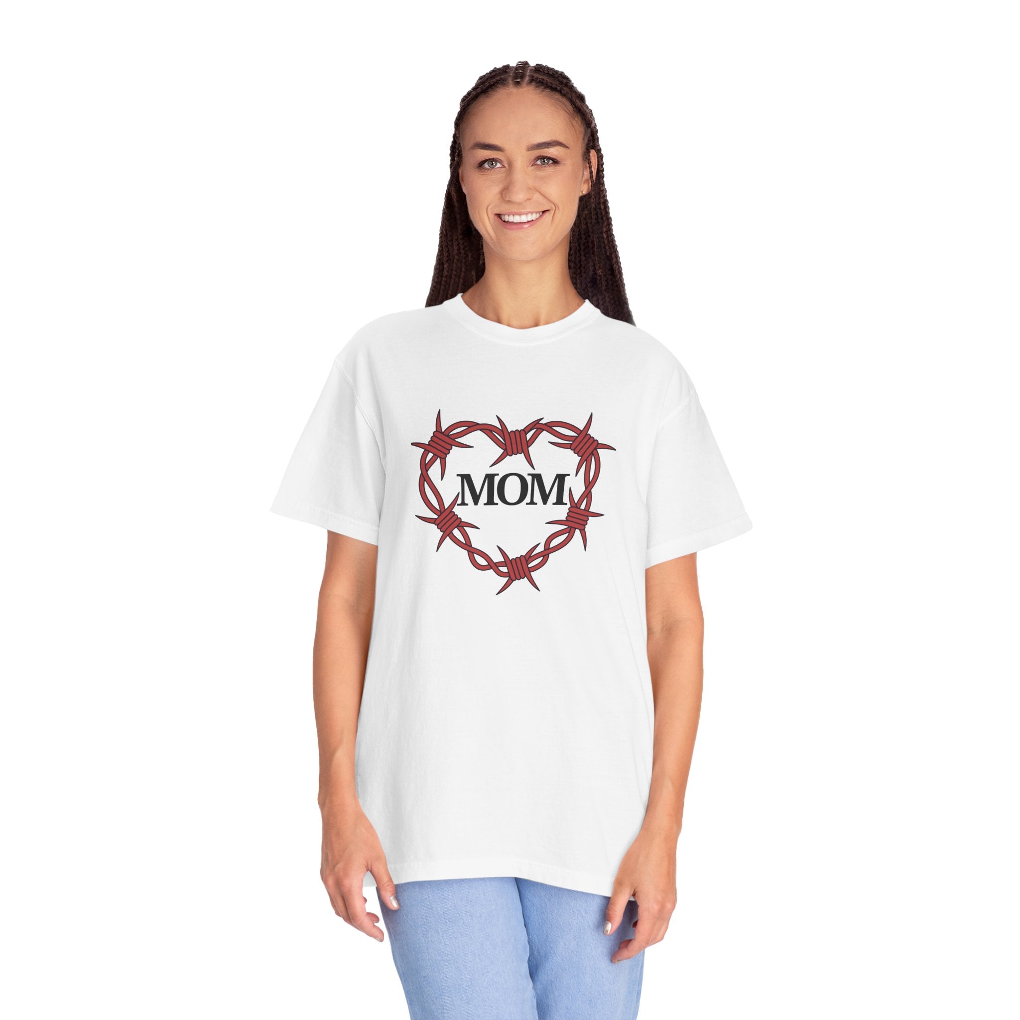 Barbed Wire Heart - Mom T-Shirt