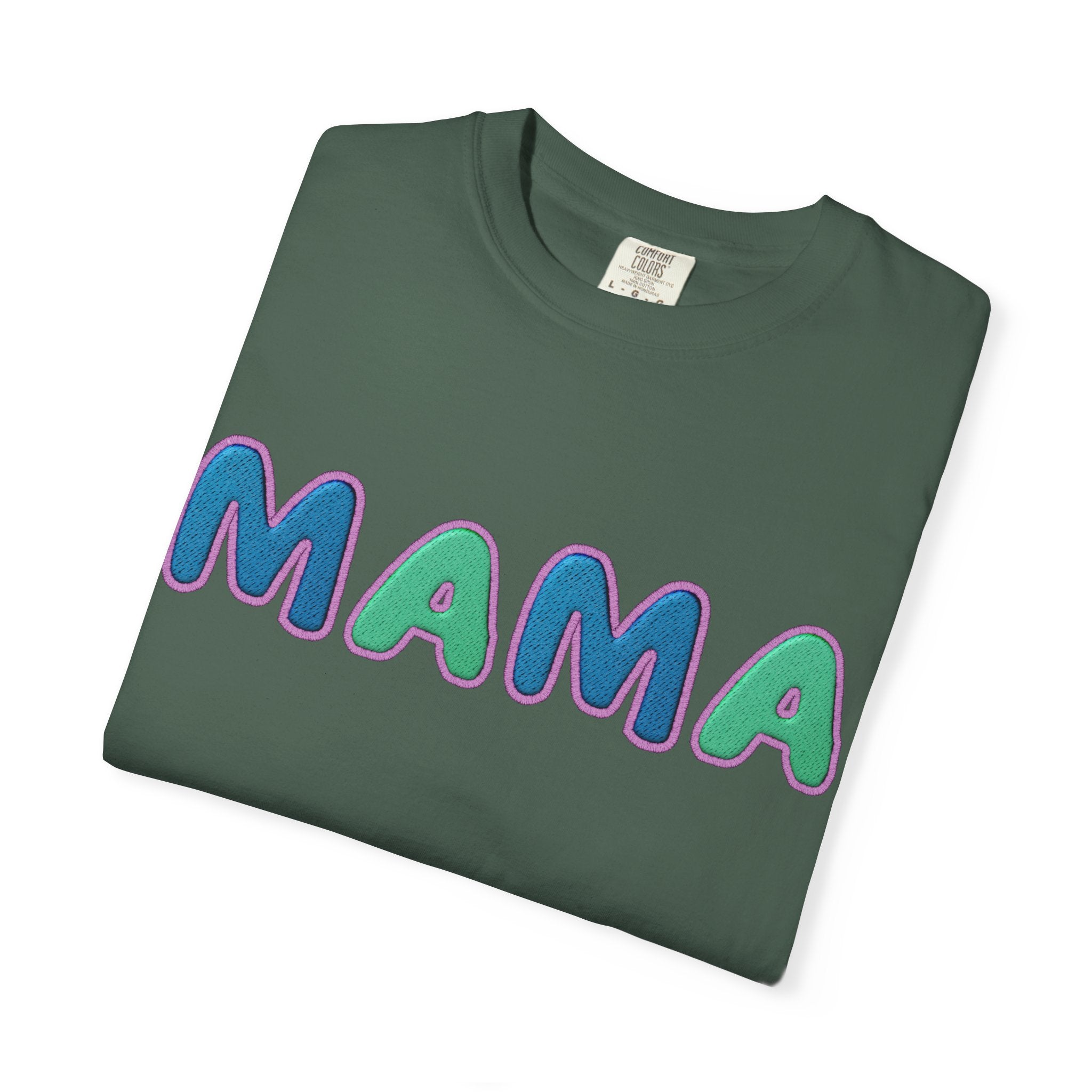 Mama T-Shirt, Garment-Dyed Top for Moms