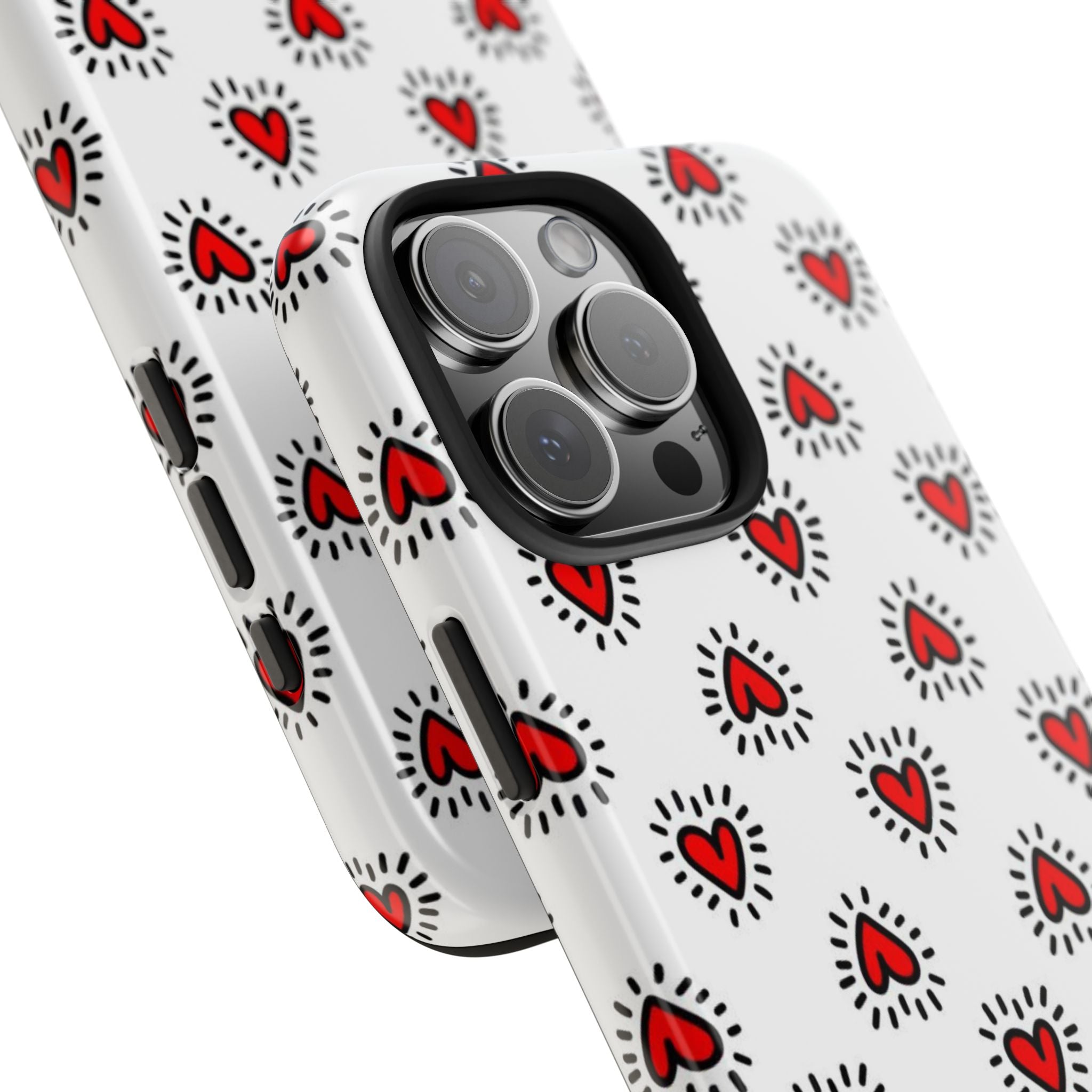 Heart Doodle Tough Phone Case