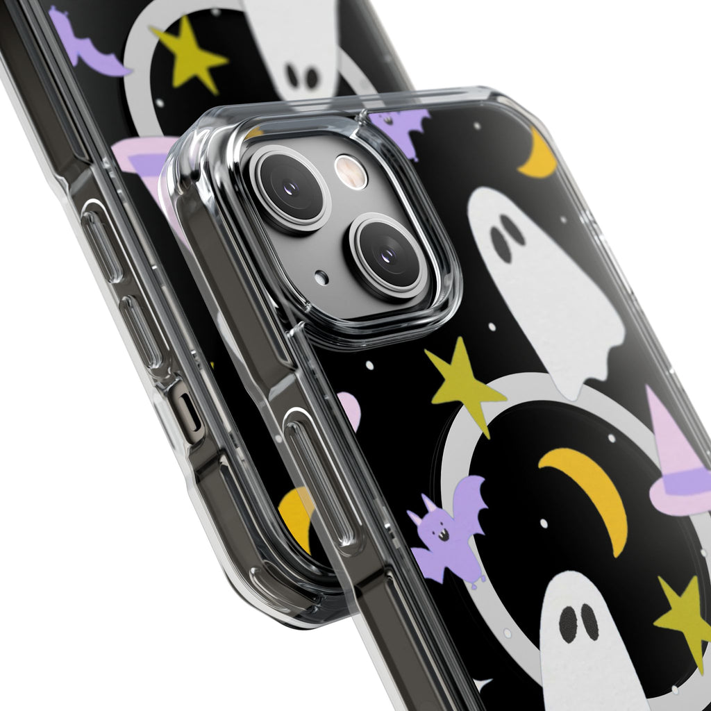 Ghost Transparent Background Magnetic Clear Impact Case