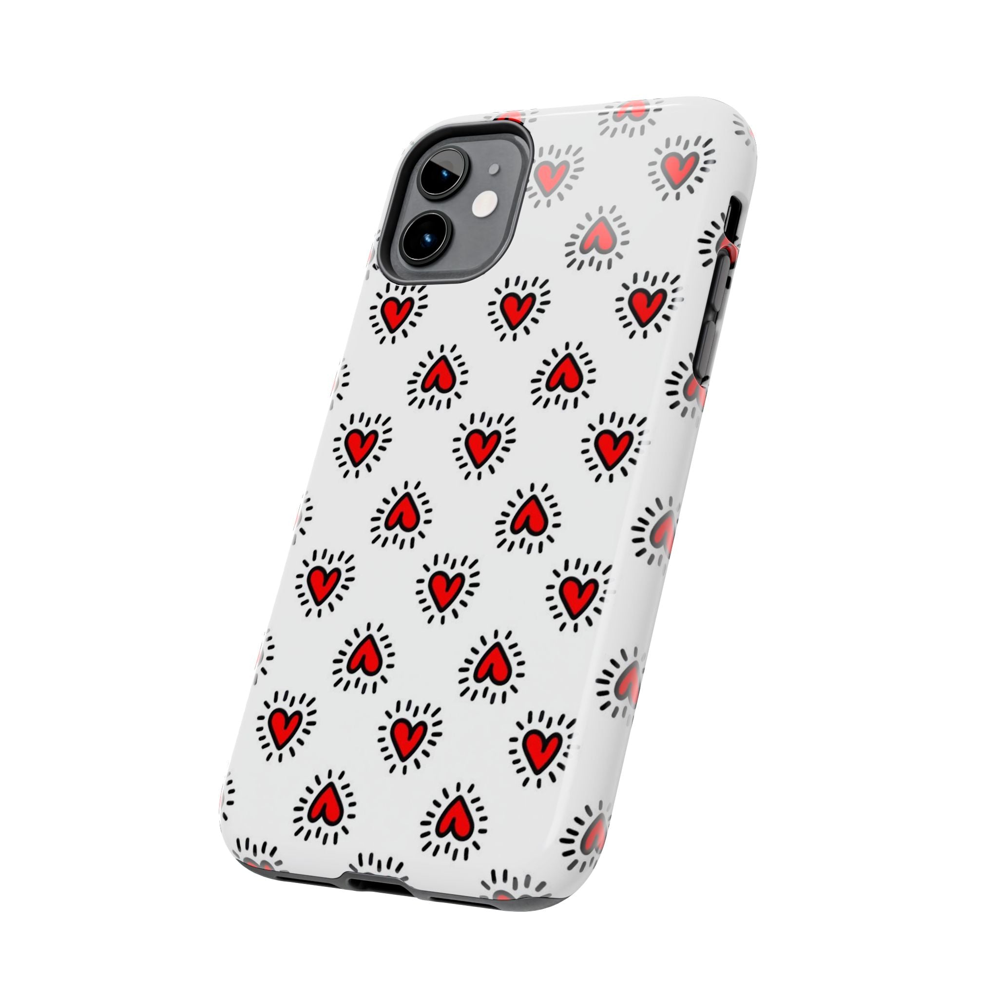 Heart Doodle Tough Phone Case