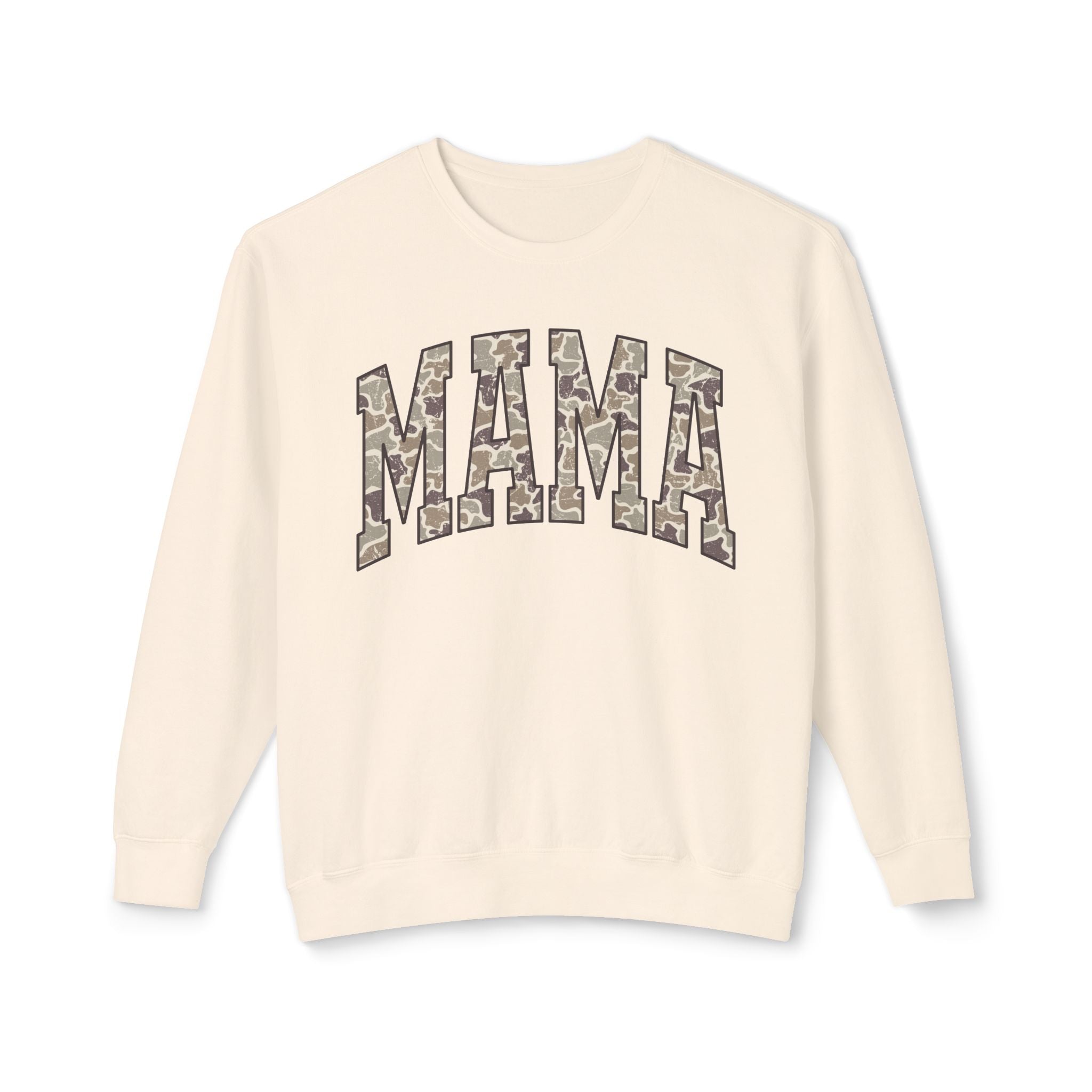 Stylish Mama Sweatshirt for Moms, Casual Gift for Mother's Day, Lightweight Crewneck Pullover, Cozy Everyday Wear, Trendy Fashion