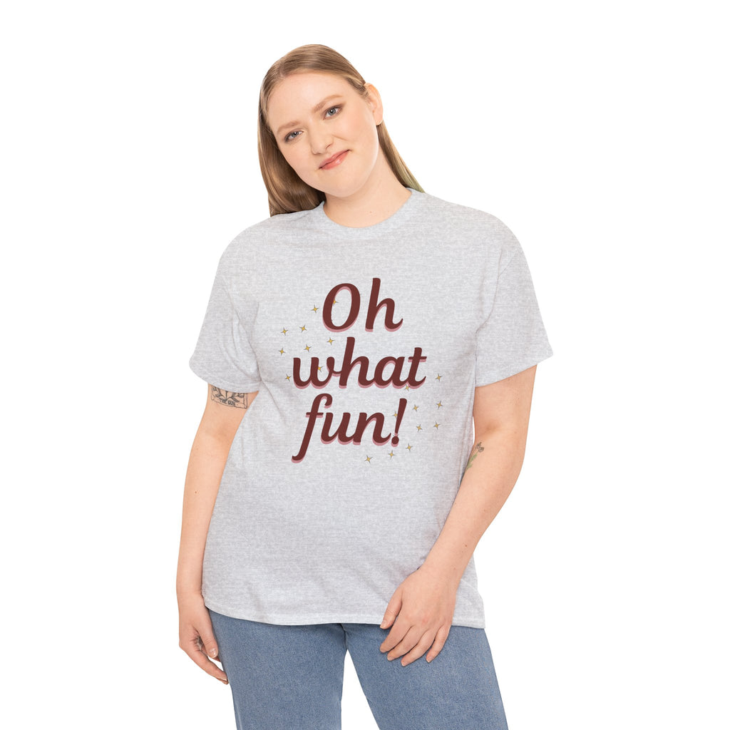 Oh What Fun Tee — Holiday Graphic Christmas T-Shirt