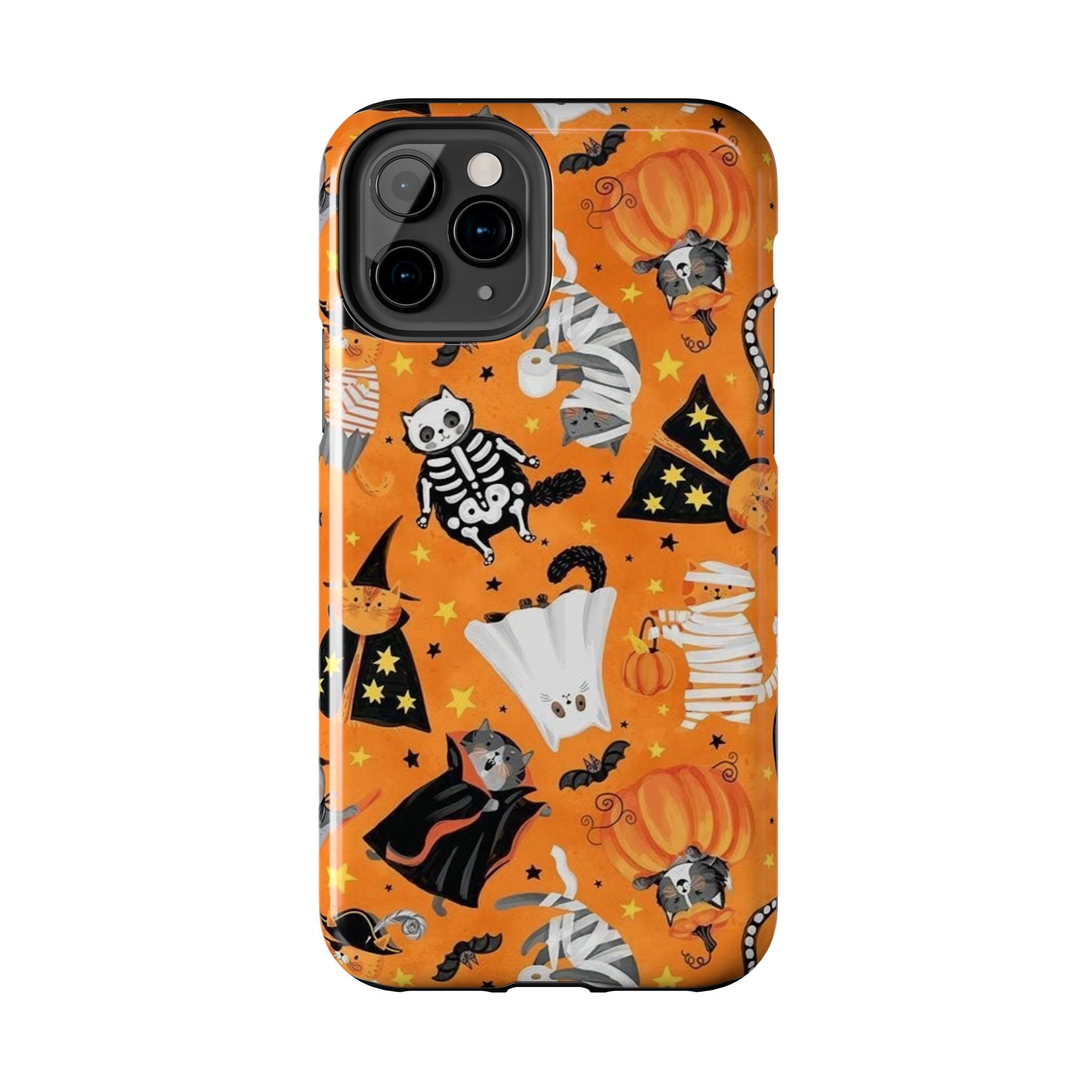 Spooky-Cat Halloween Tough Phone Case