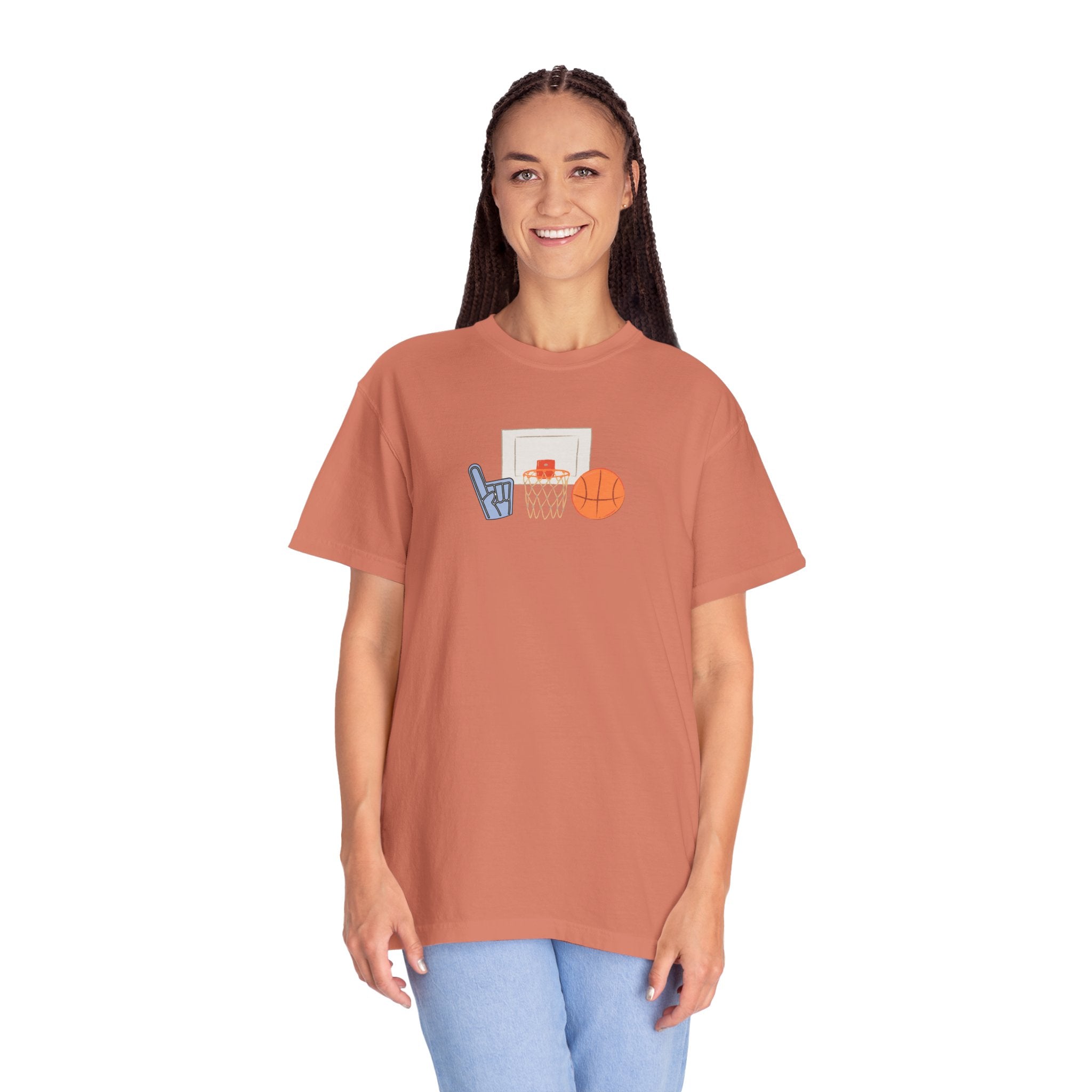 Basketball Fan Unisex Garment-Dyed T-Shirt