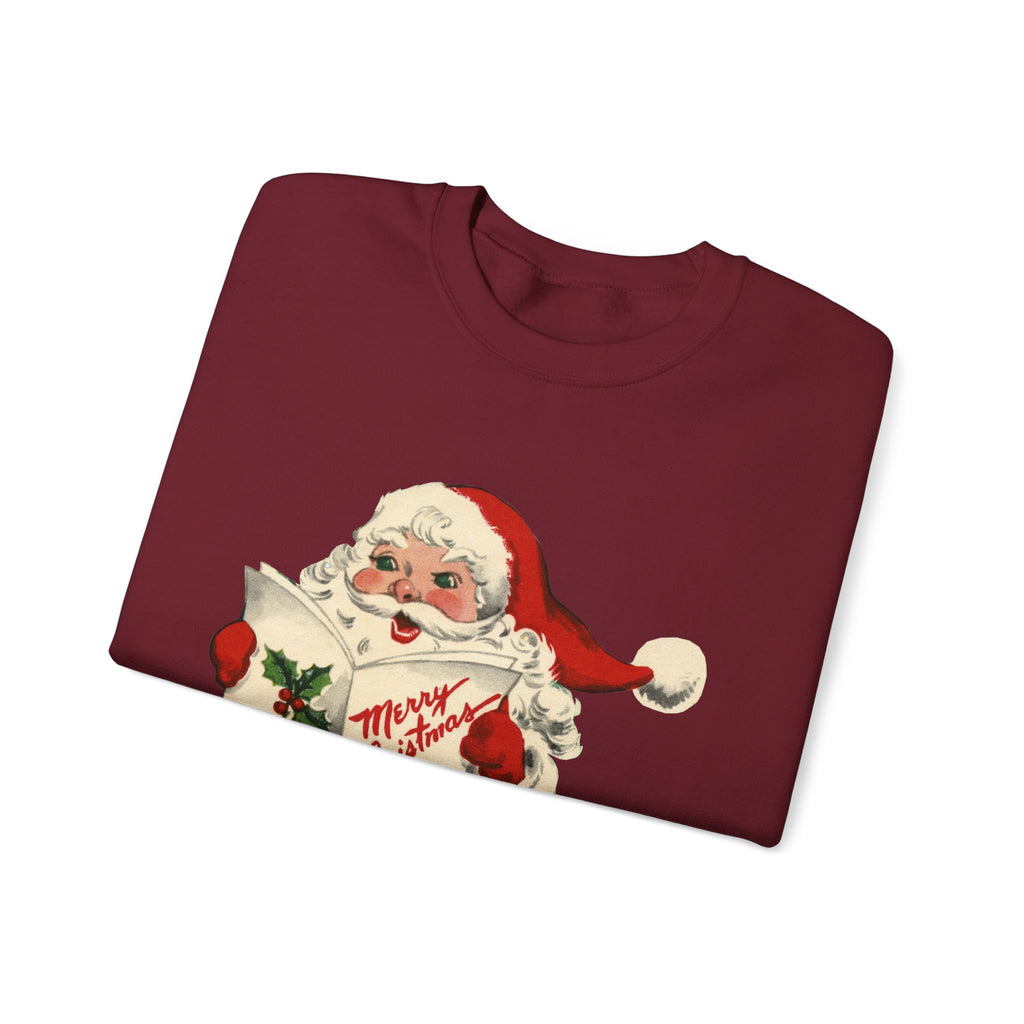 Vintage Santa Christmas Sweatshirt