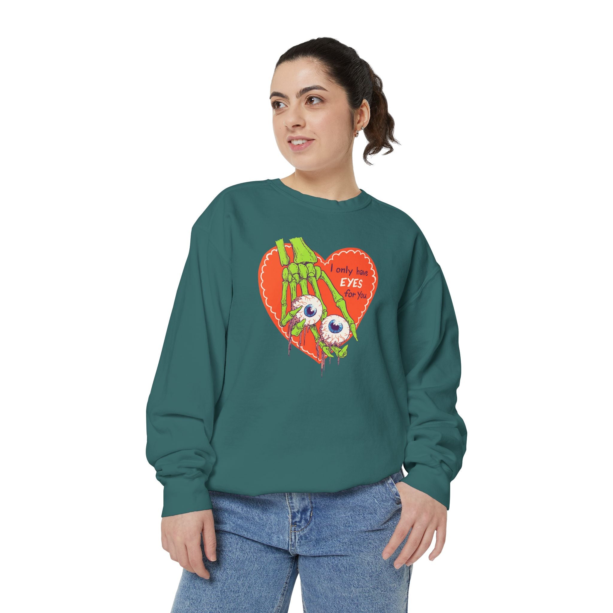 Zombie Hand Heart Sweatshirt