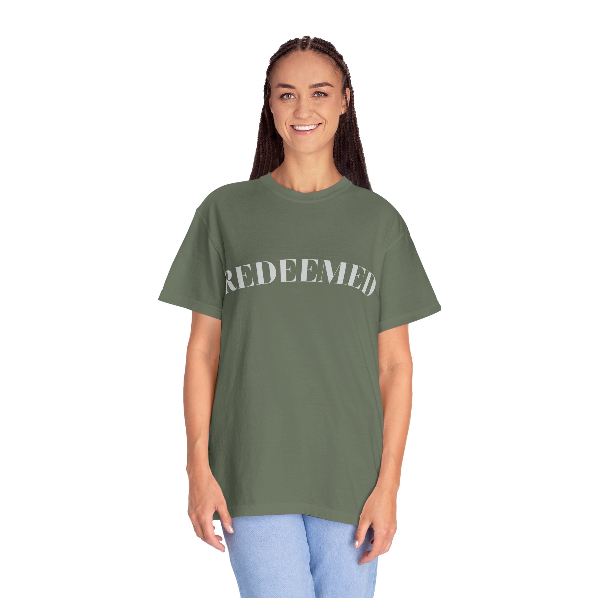 Redeemed Garment-Dyed T-Shirt, Christian Apparel