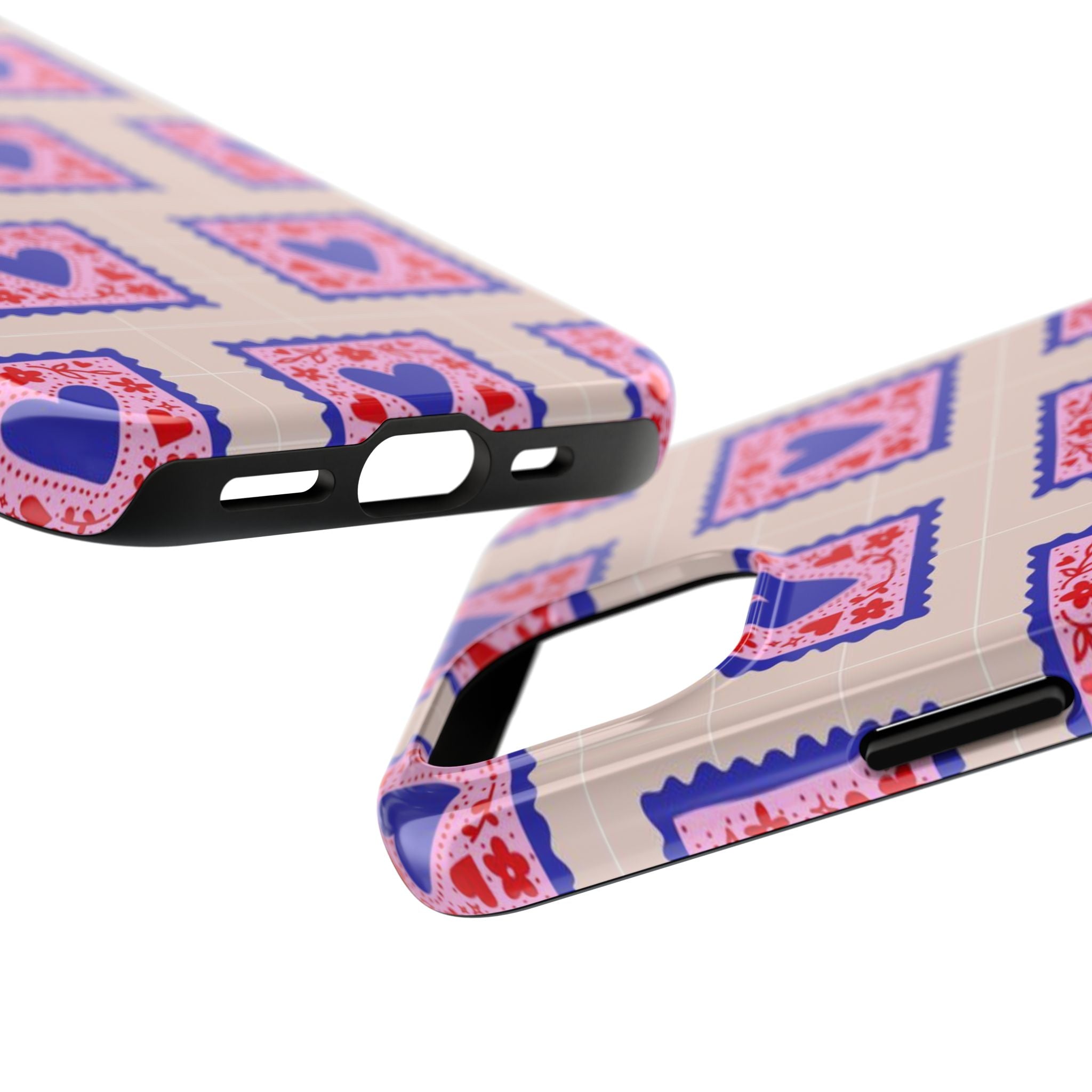 Heart Stamp Tough Phone Case