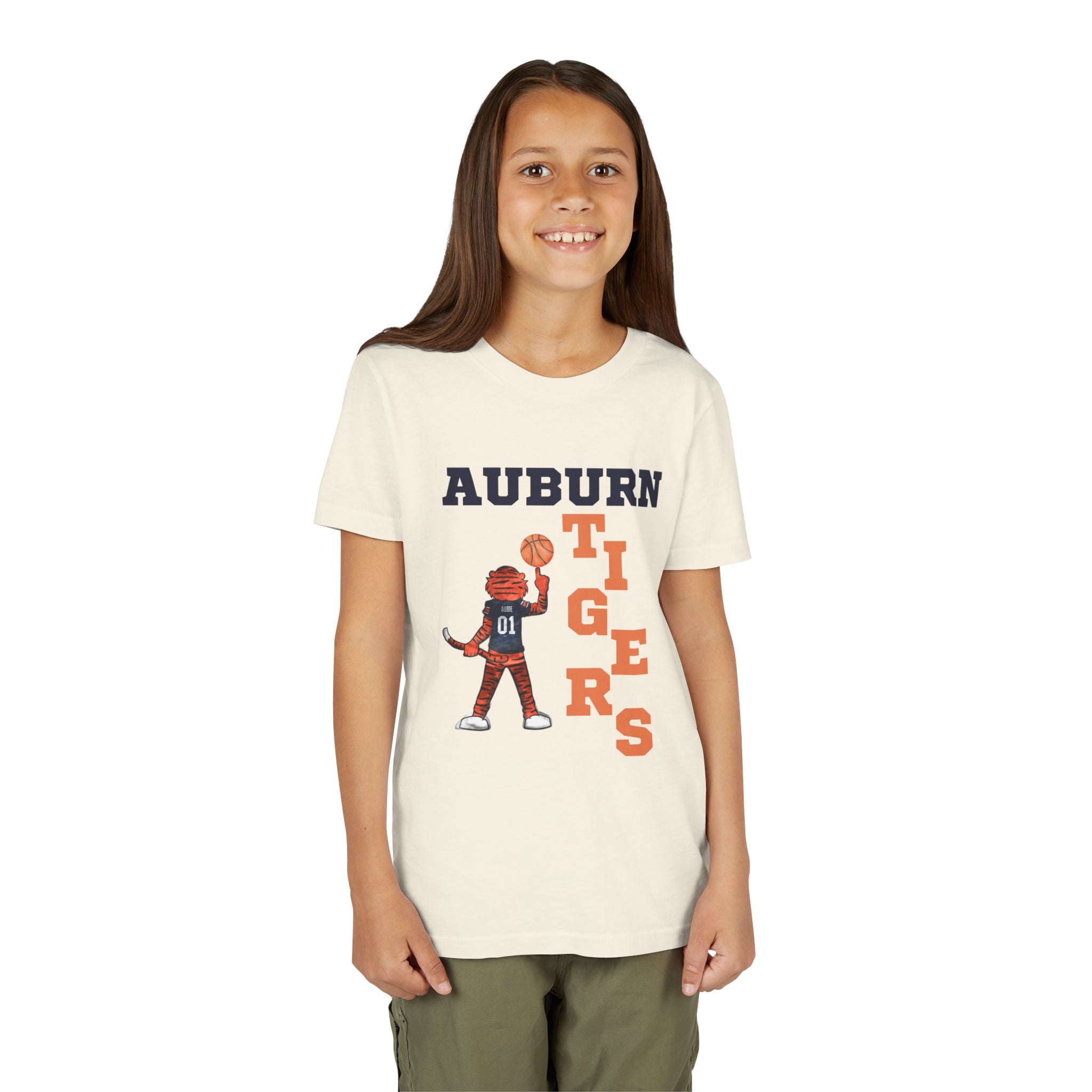 Auburn Tigers Youth Basketball Tee