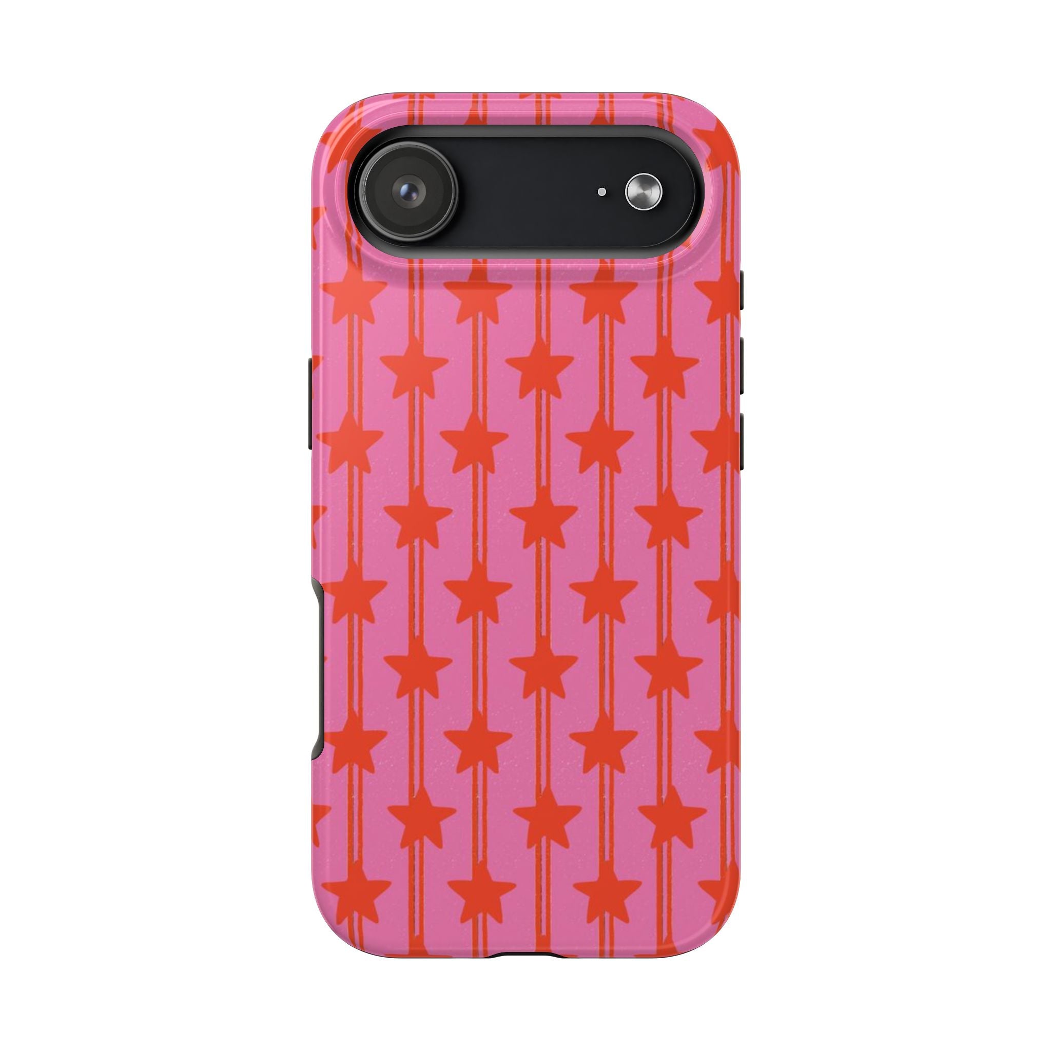 Pink Star Stripe Tough Phone Case