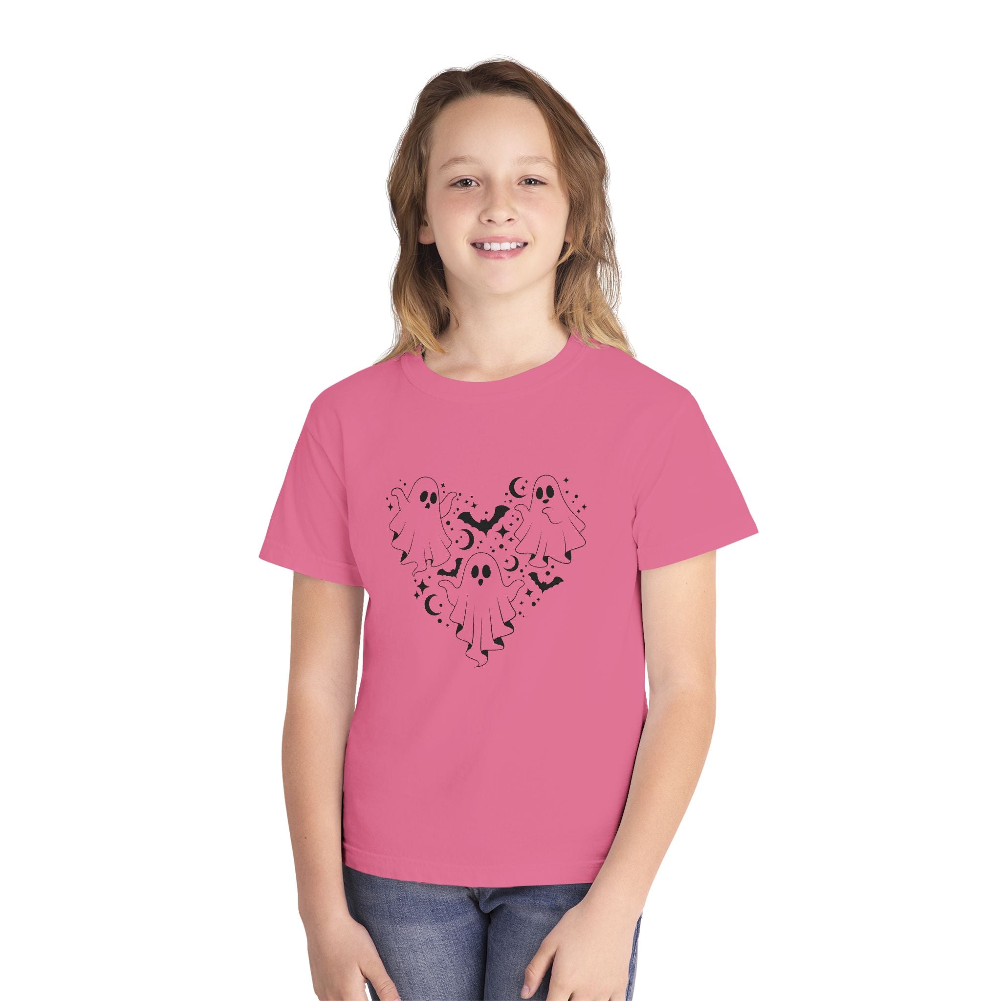 Cute Ghost Heart Youth Tee