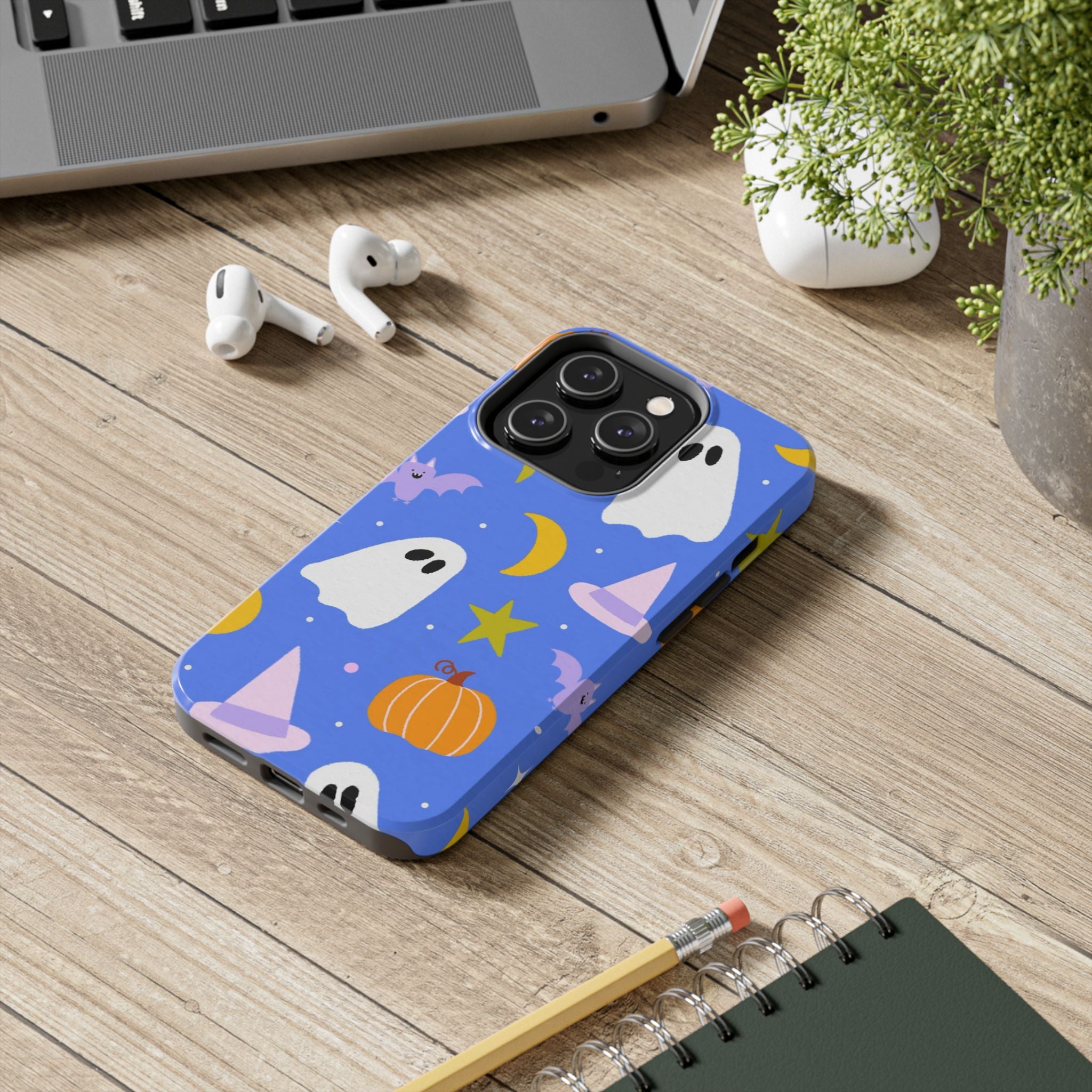 Ghost Charm Tough Phone Case