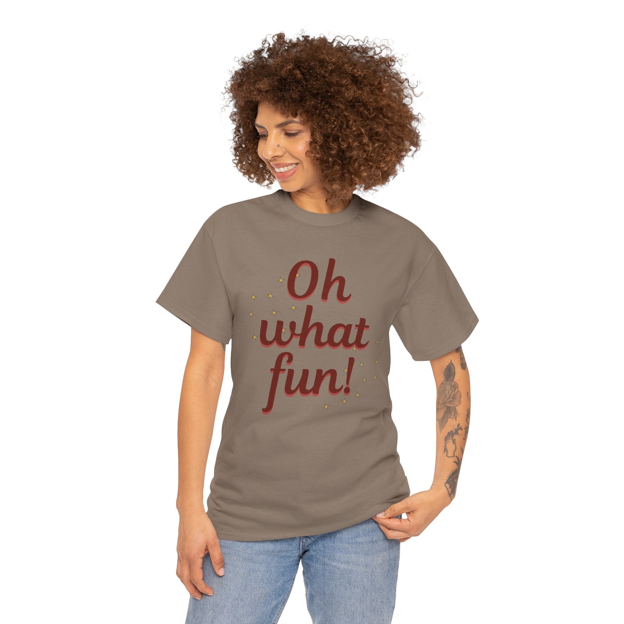 Oh What Fun Tee — Holiday Graphic Christmas T-Shirt