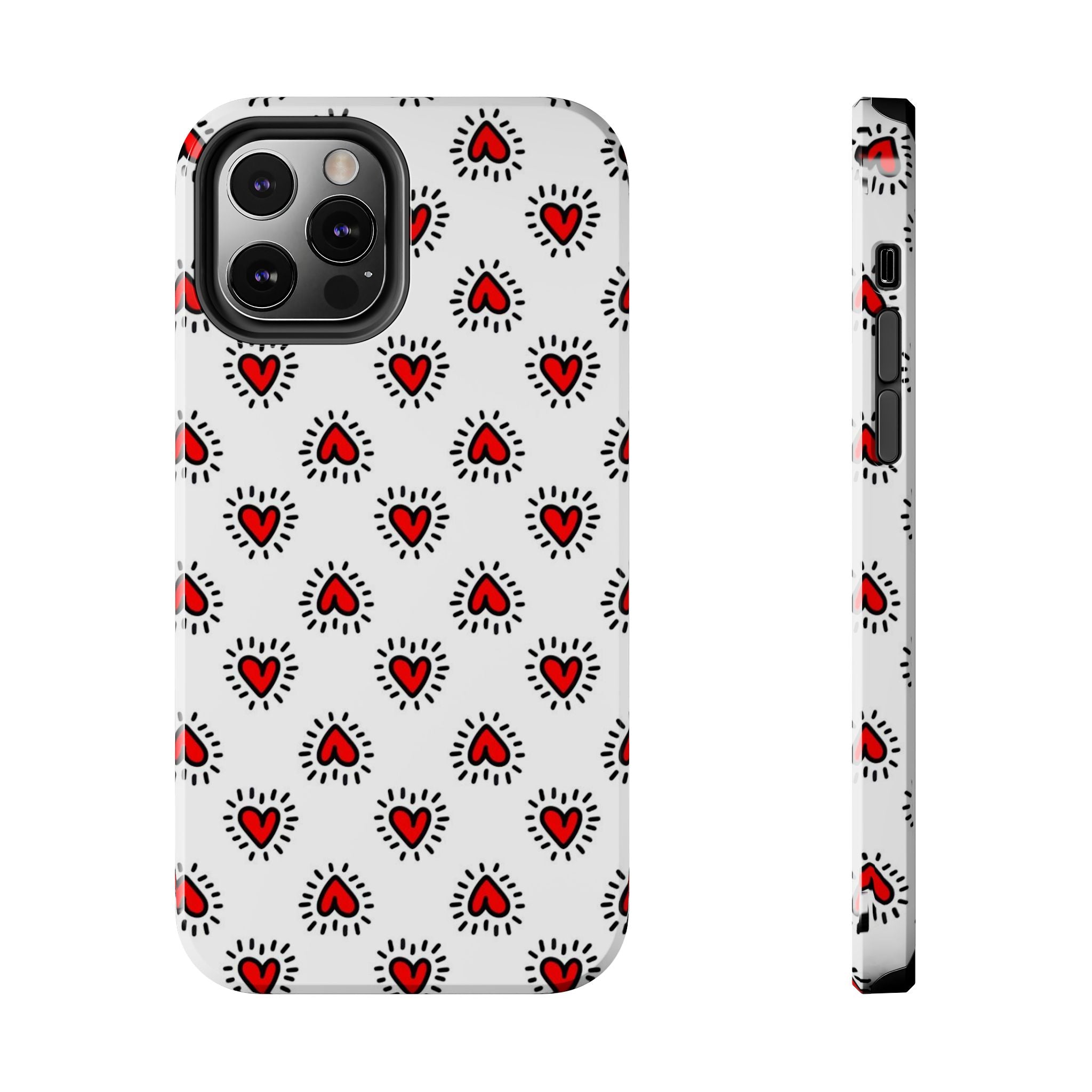Heart Doodle Tough Phone Case