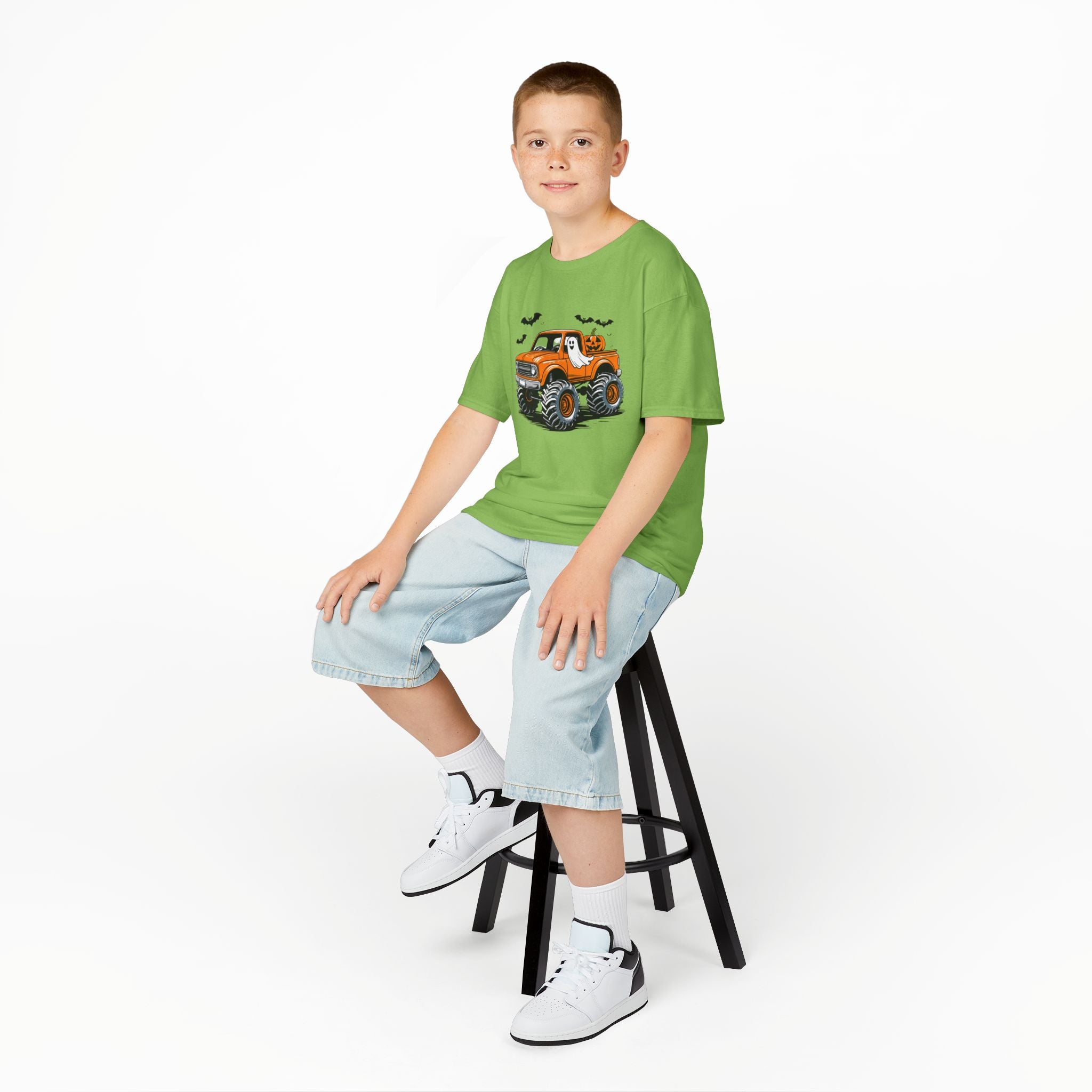 Monster Truck Halloween Boys Tee