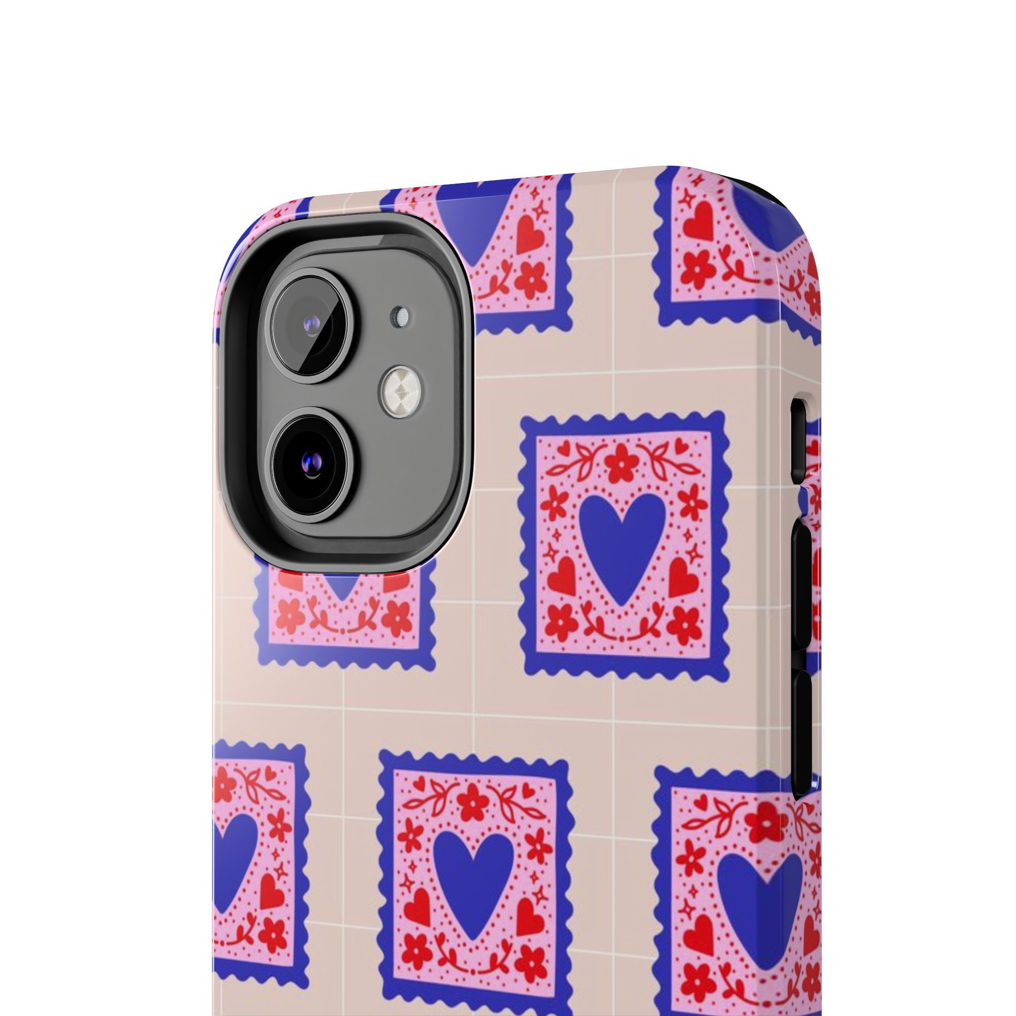 Heart Stamp Tough Phone Case