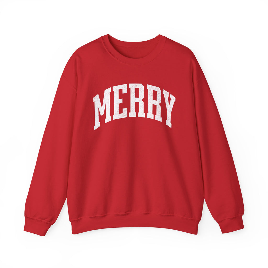 Merry Crewneck Sweatshirt for Holiday