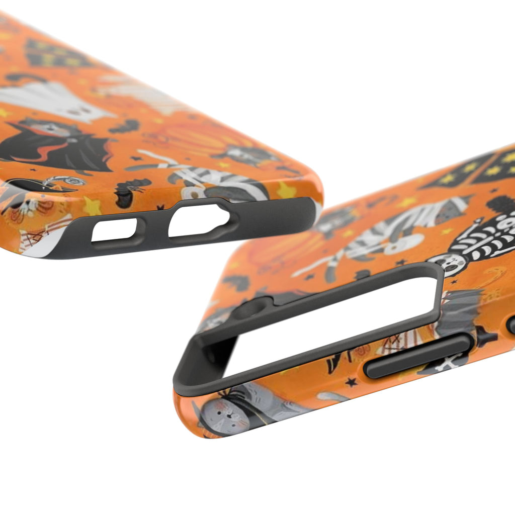Spooky-Cat Halloween Tough Phone Case