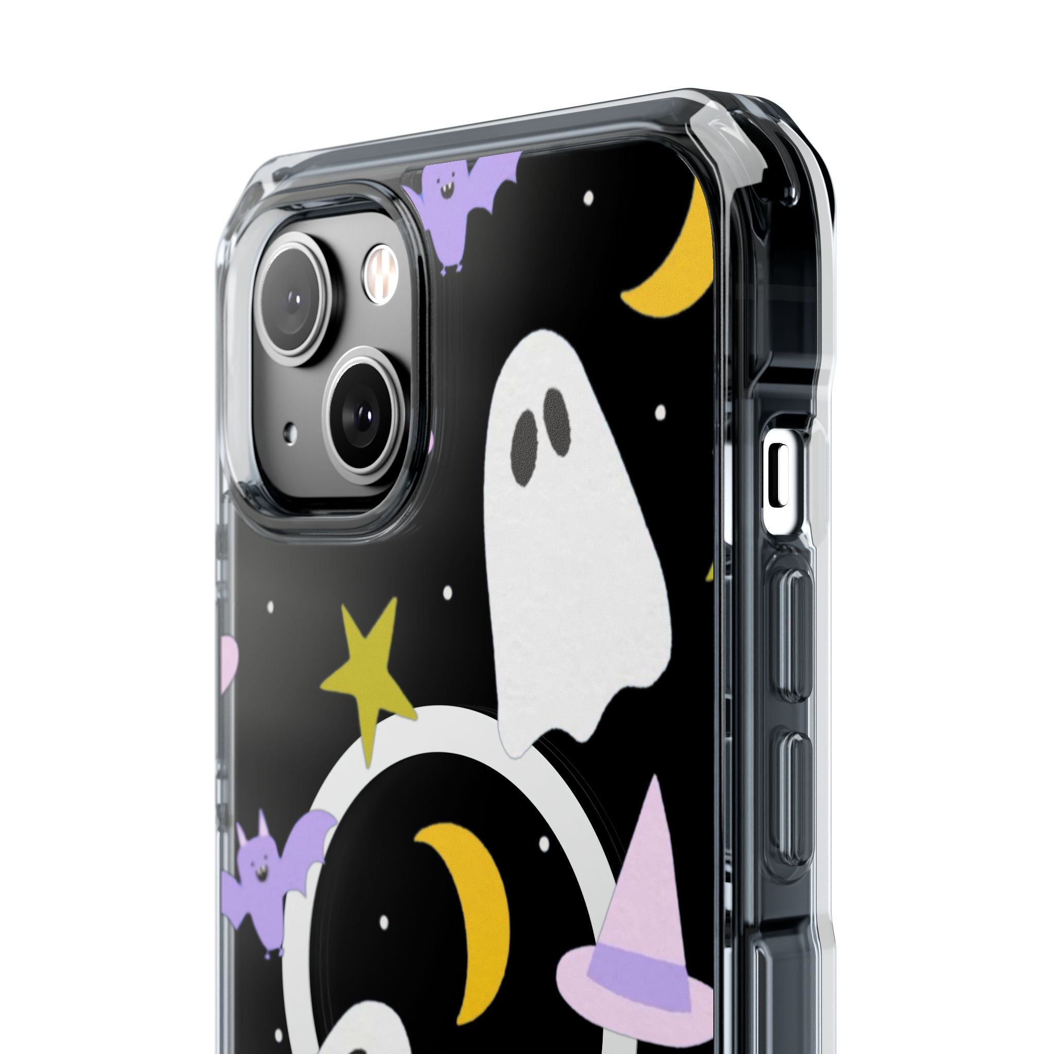 Ghost Transparent Background Magnetic Clear Impact Case