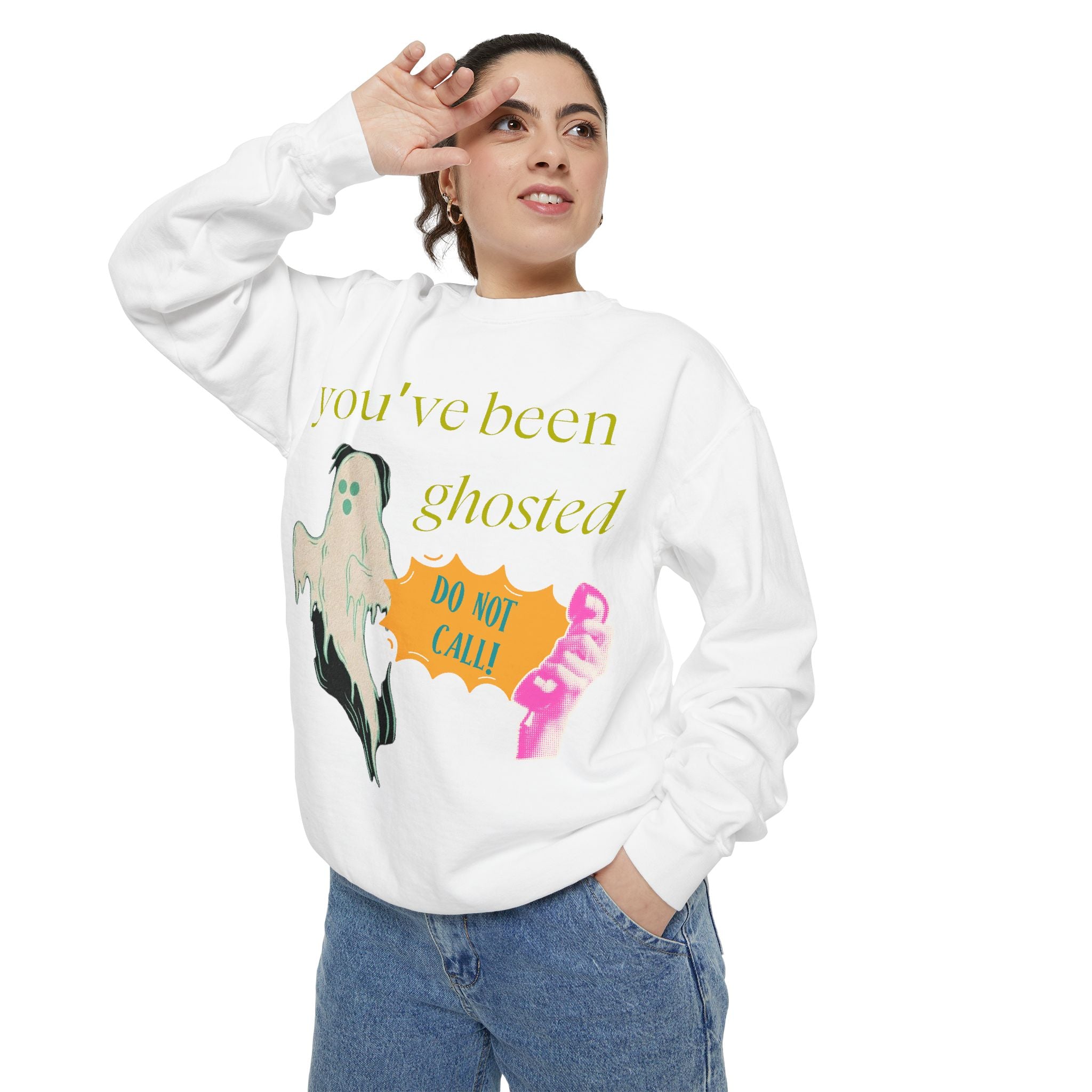 Ghosted Garment-Dyed Sweatshirt