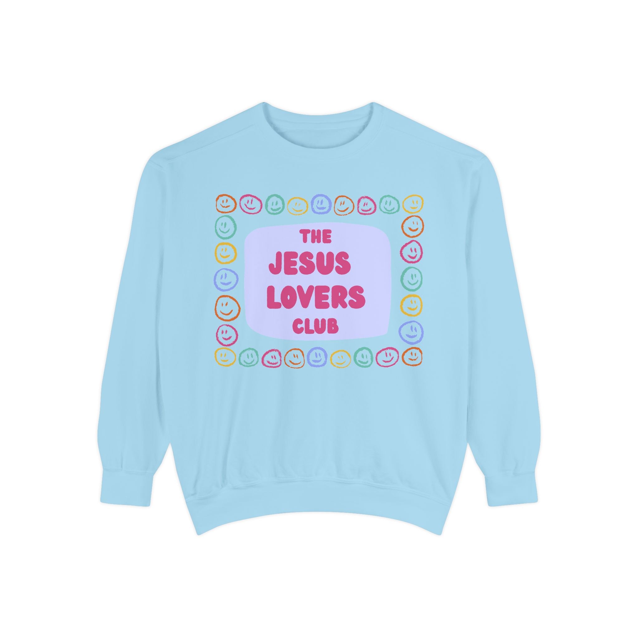 Jesus Lovers Club Garment-Dyed Sweatshirt