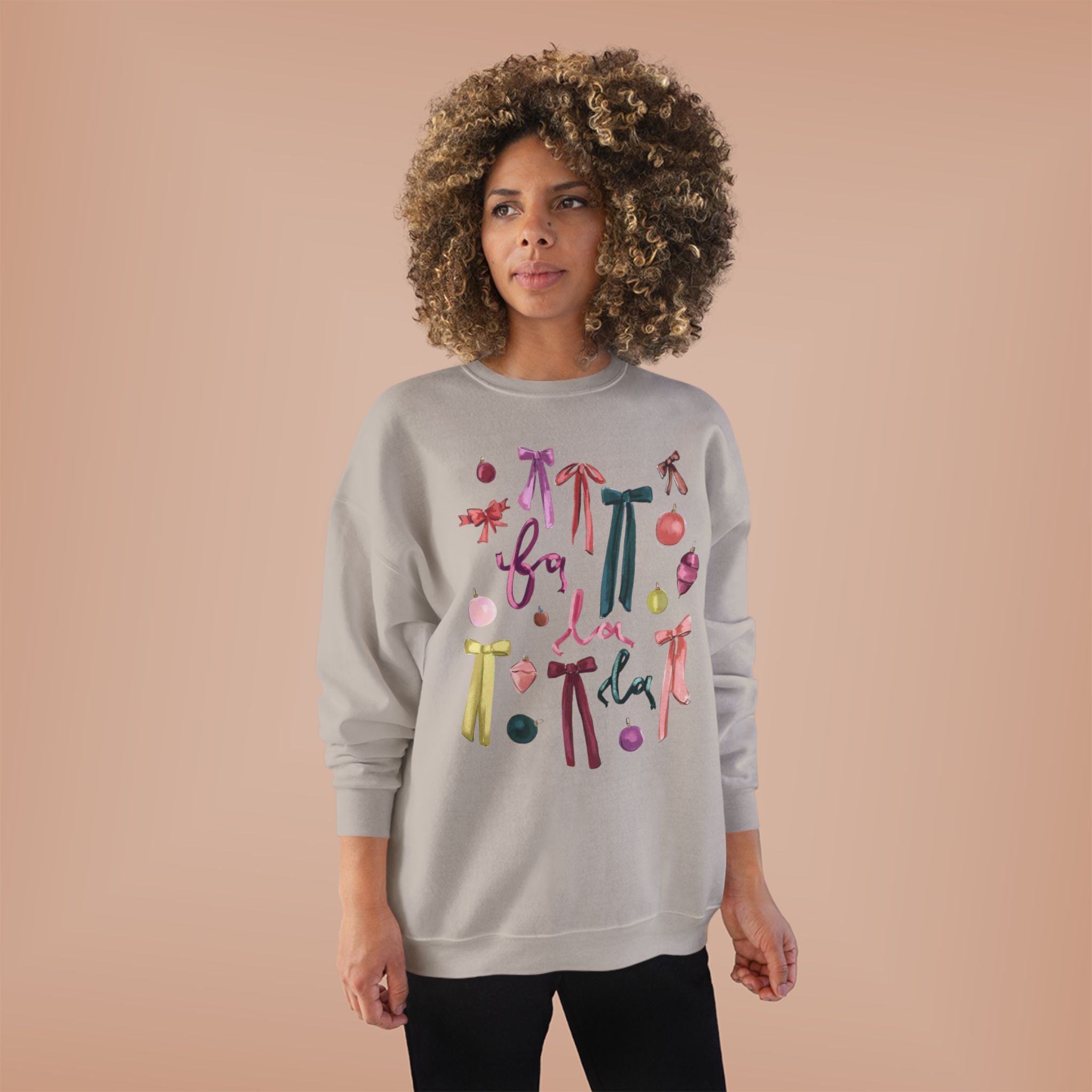 Festive Eco-Friendly Crewneck Sweatshirt
