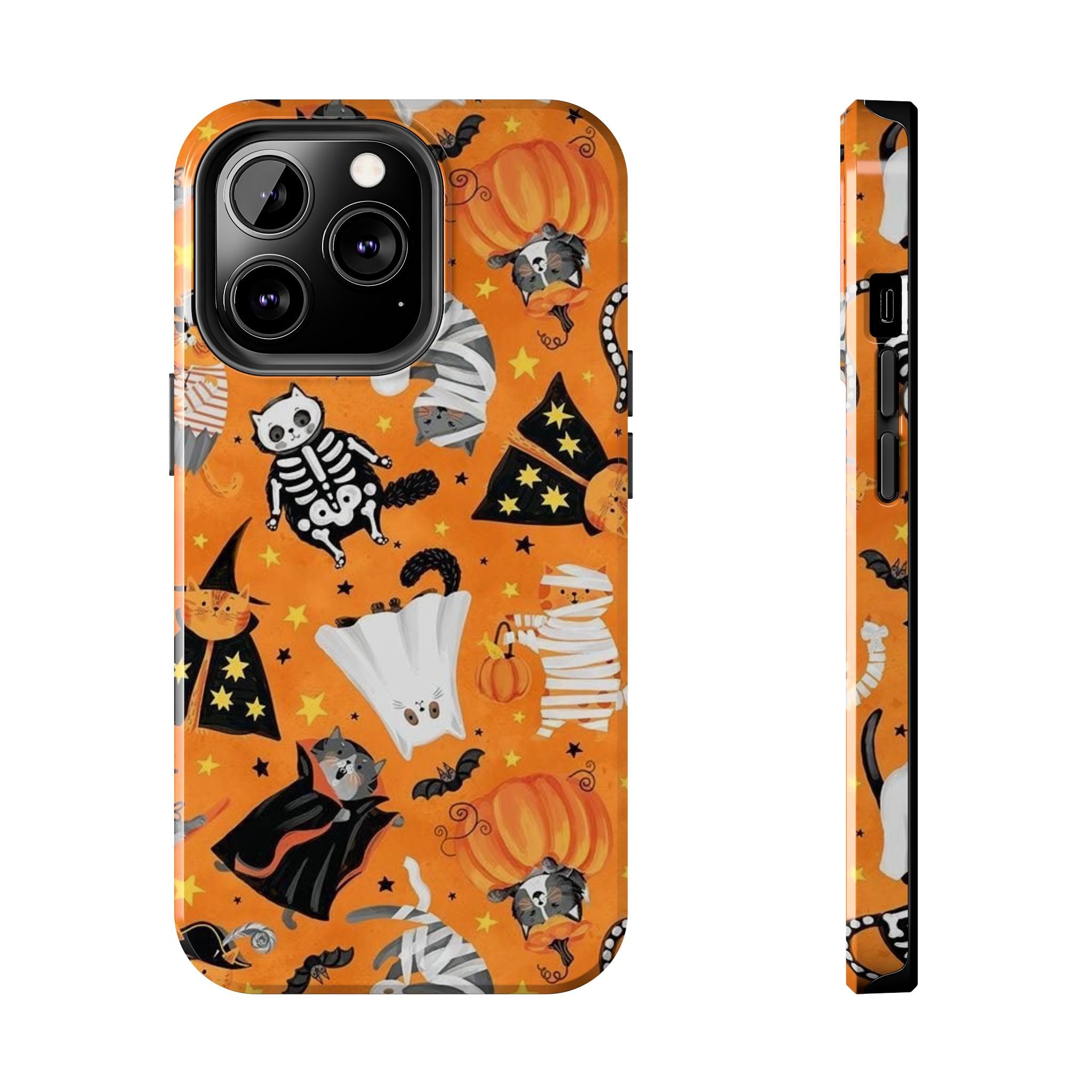 Spooky-Cat Halloween Tough Phone Case