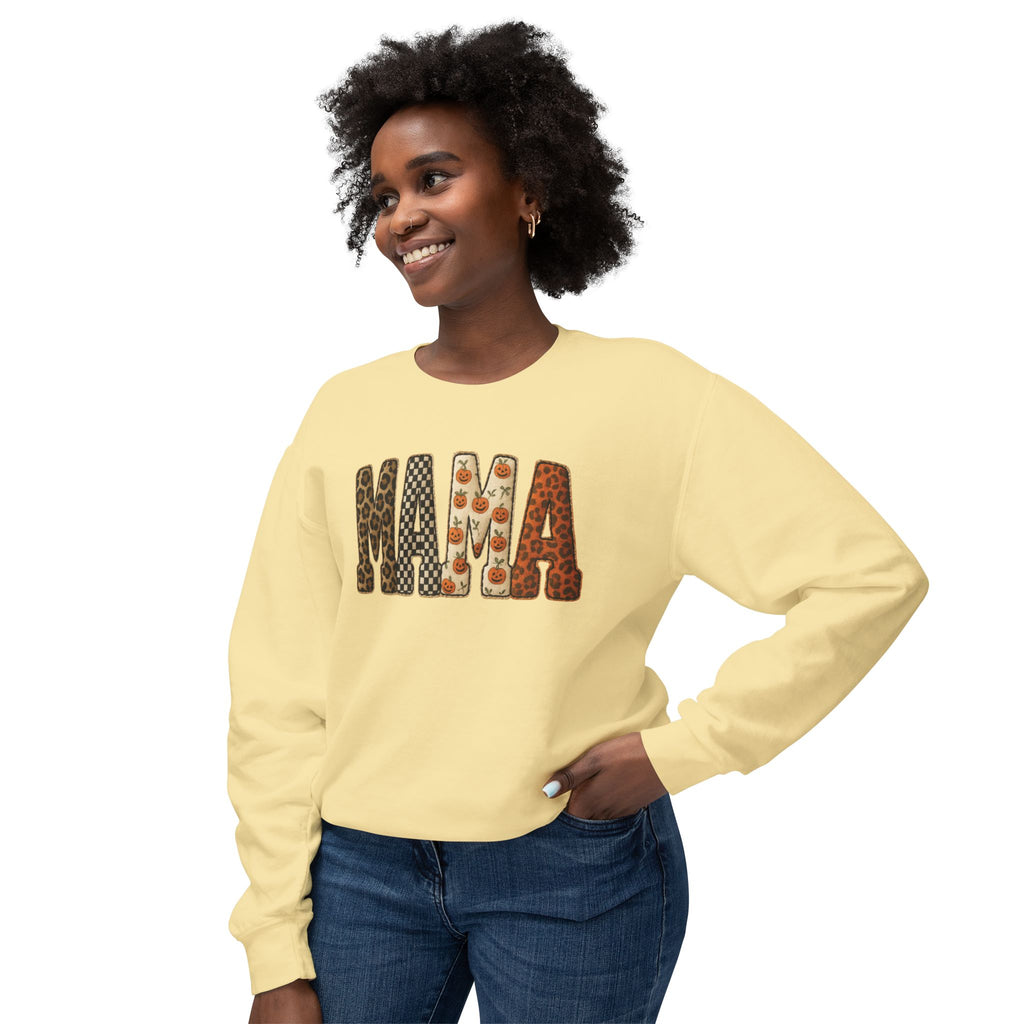 Mama Crewneck Sweatshirt - Stylish Gift for Moms, Casual Everyday Wear, Mother's Day, Family Gatherings, Cozy Lounge Wear