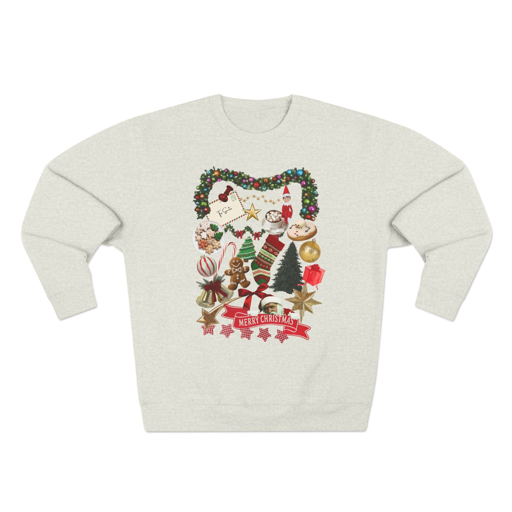 Festive Charm Unisex Crewneck Sweatshirt
