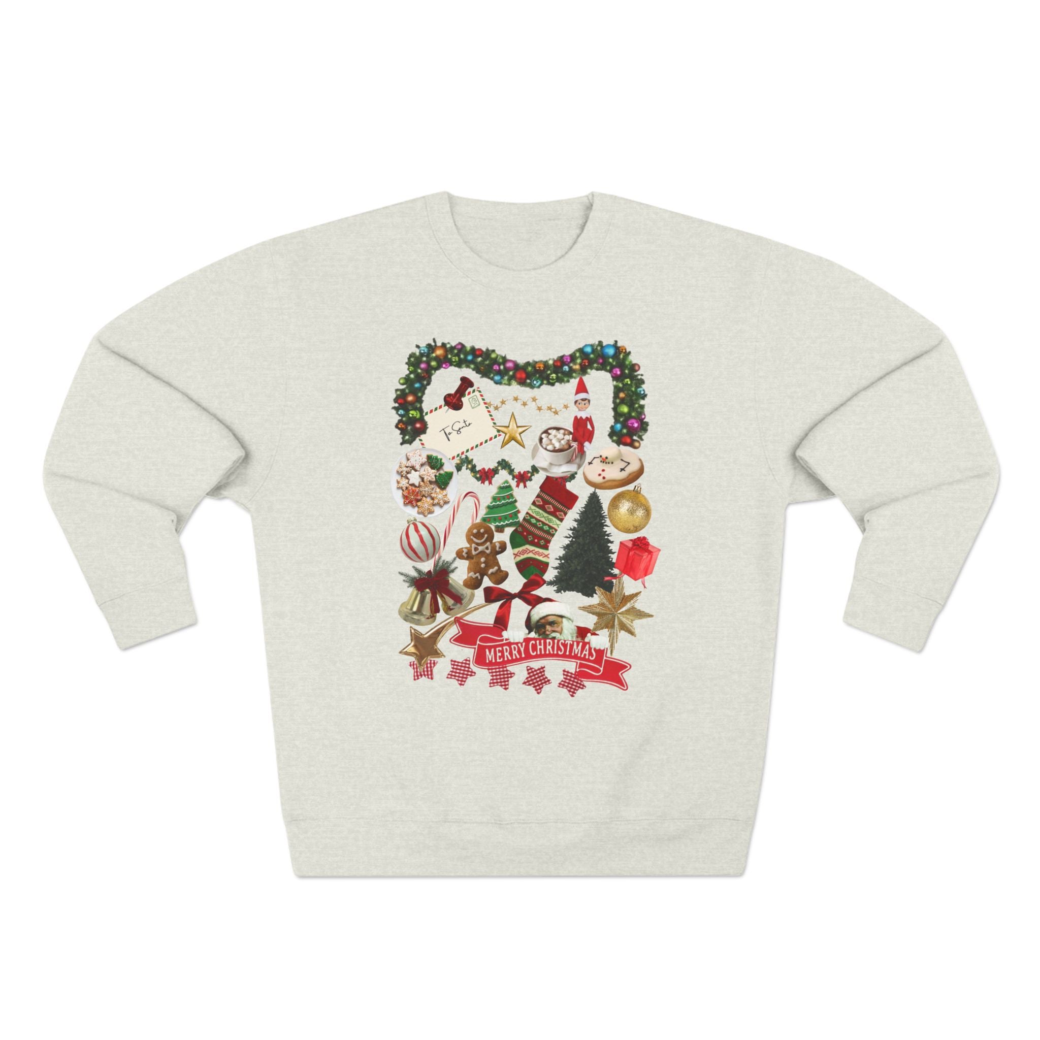 Festive Charm Unisex Crewneck Sweatshirt