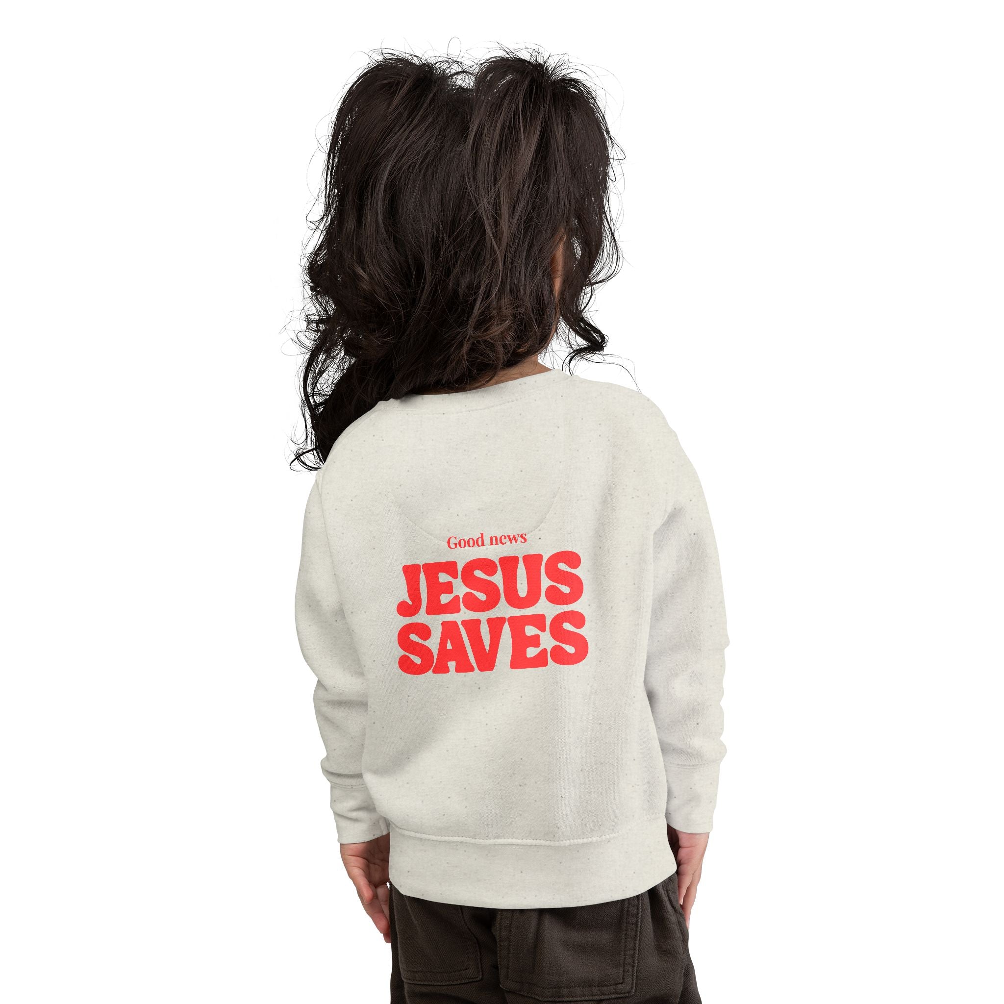 Toddler Sweatshirt - Jesus Saves  - Church Wear