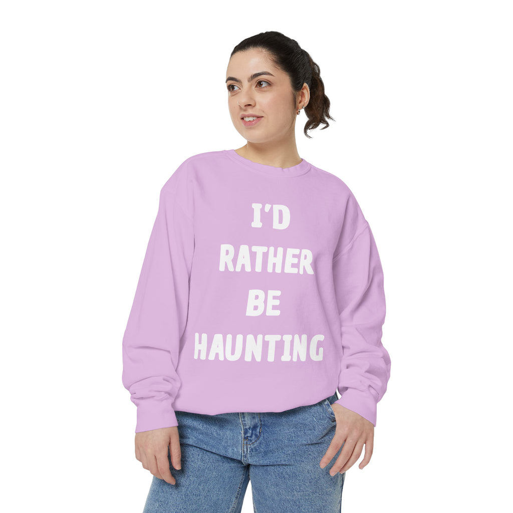 Haunting Halloween Garment-Dyed Sweatshirt