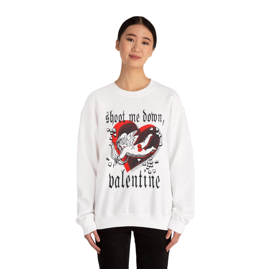 Edgy Gothic Valentine Crewneck