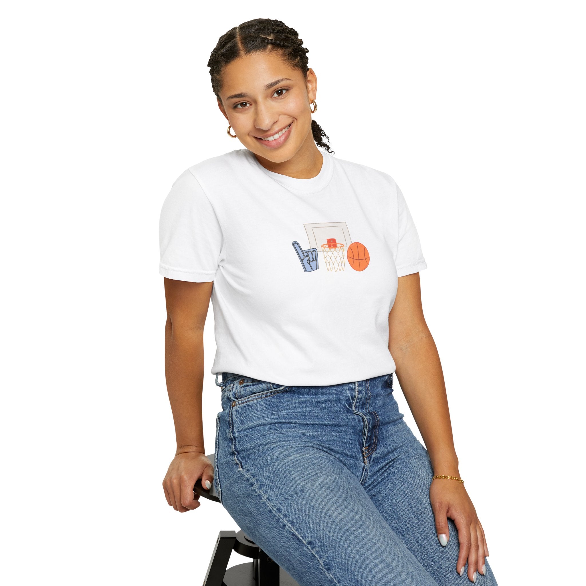 Basketball Fan Unisex Garment-Dyed T-Shirt