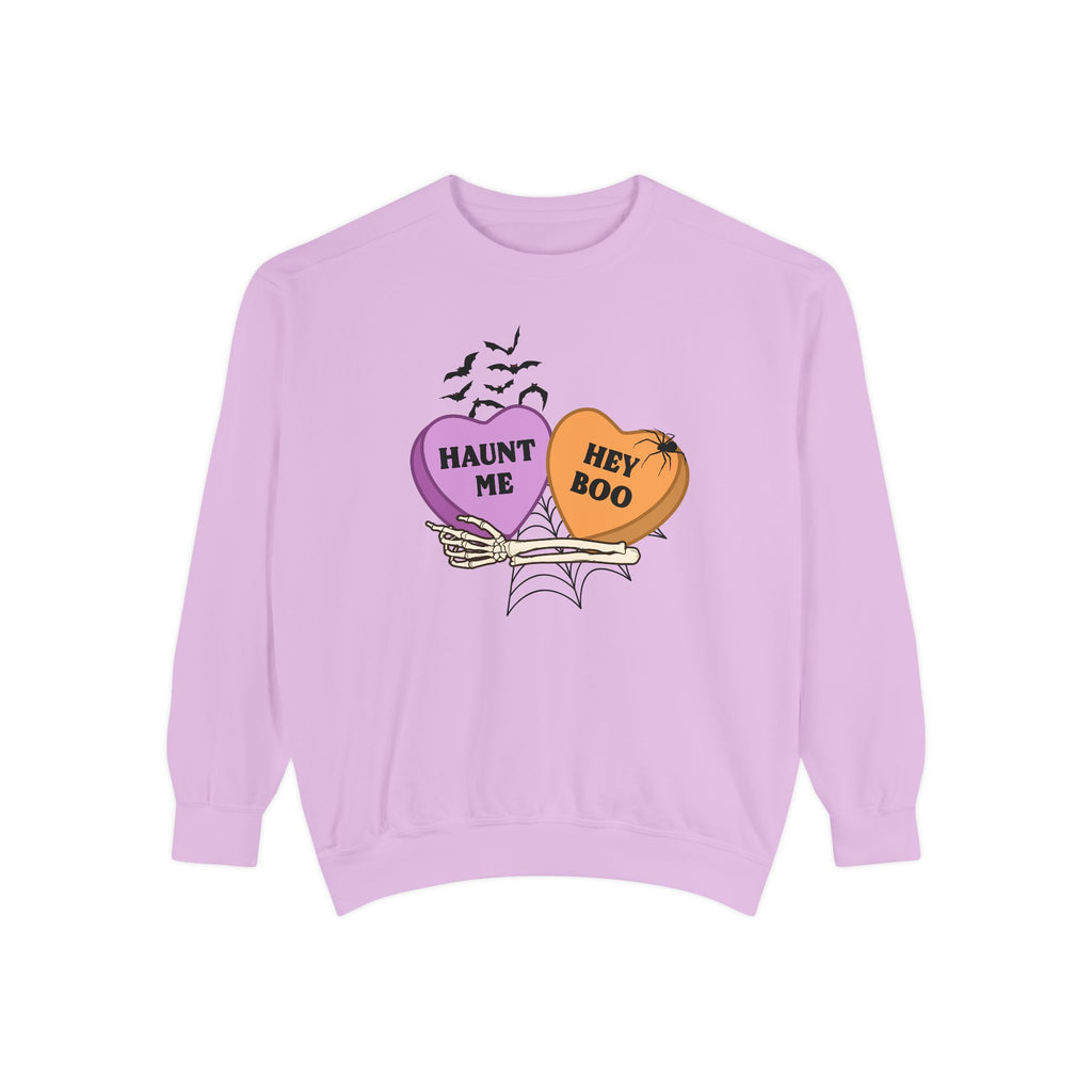 Comfort Color Halloween Candy Heart Crewneck