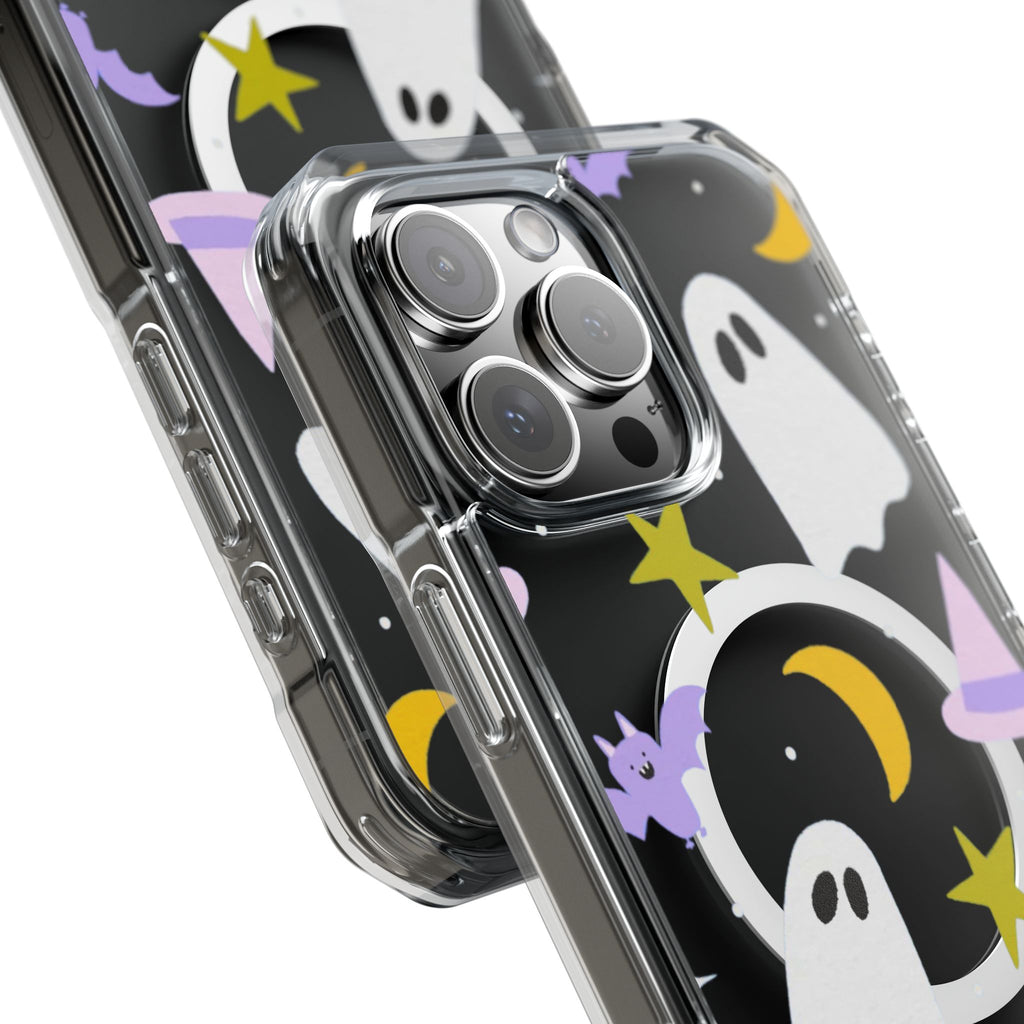 Ghost Transparent Background Magnetic Clear Impact Case