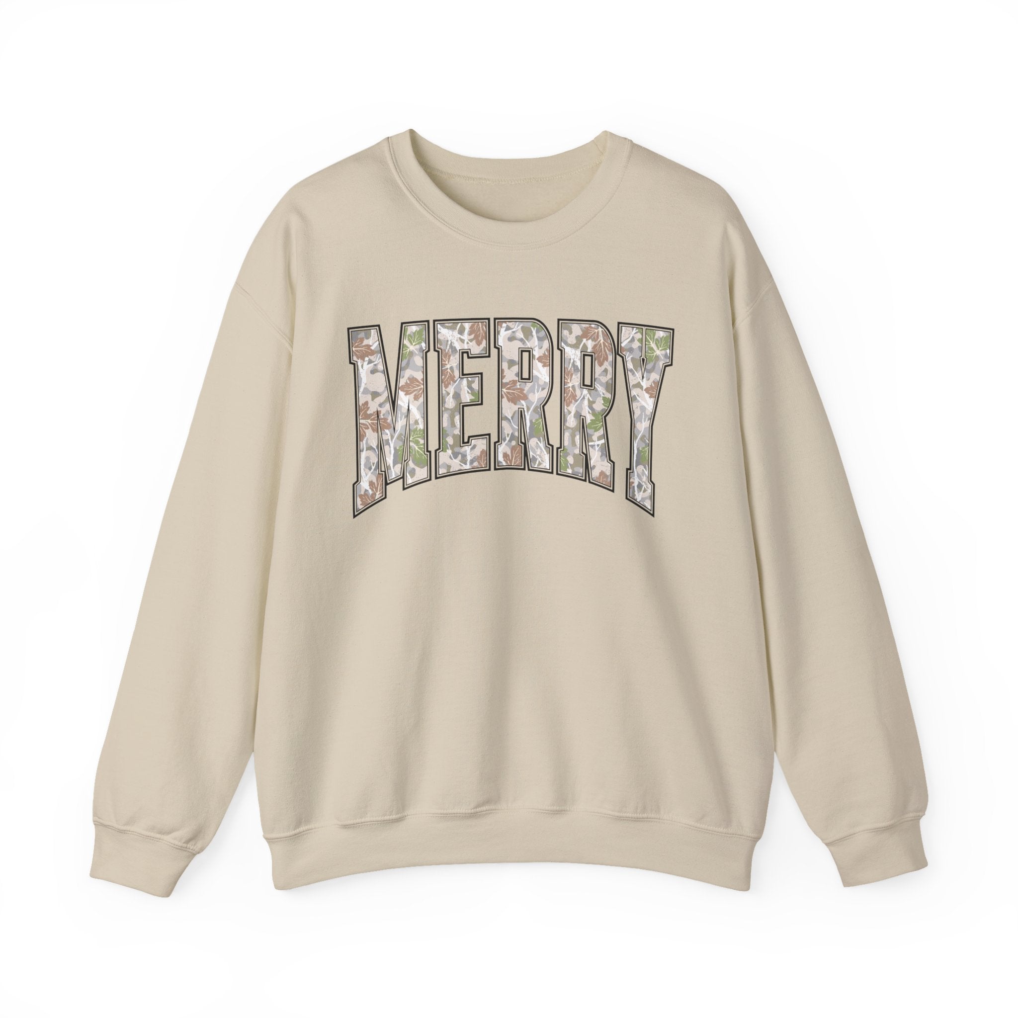 Merry Floral Crewneck Sweatshirt for the Holidays