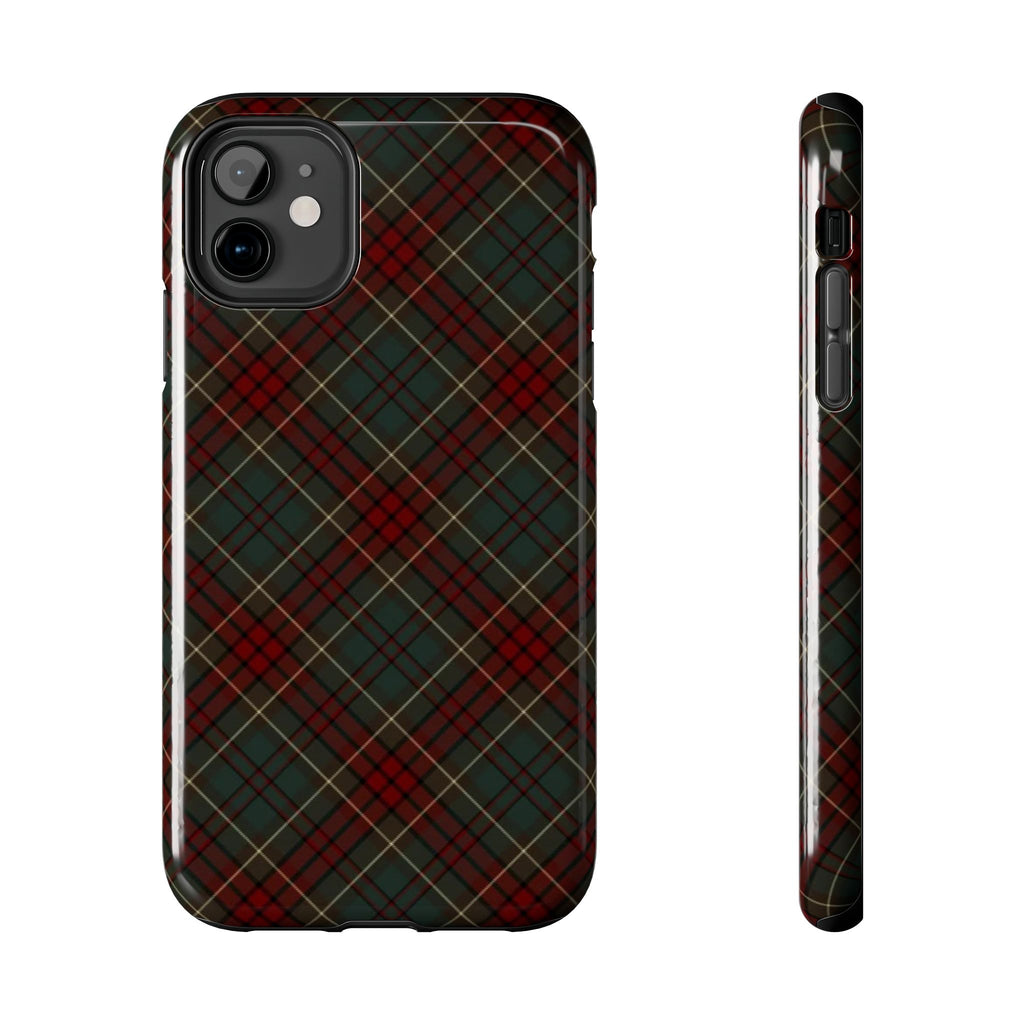Christmas Plaid Pattern Tough Phone Case
