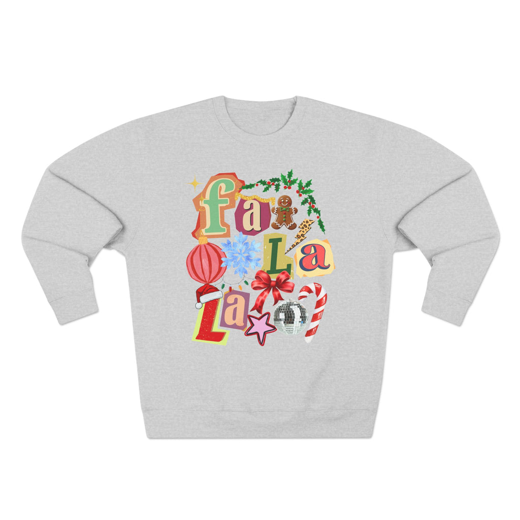 Festive Fa La La Unisex Crewneck Sweatshirt