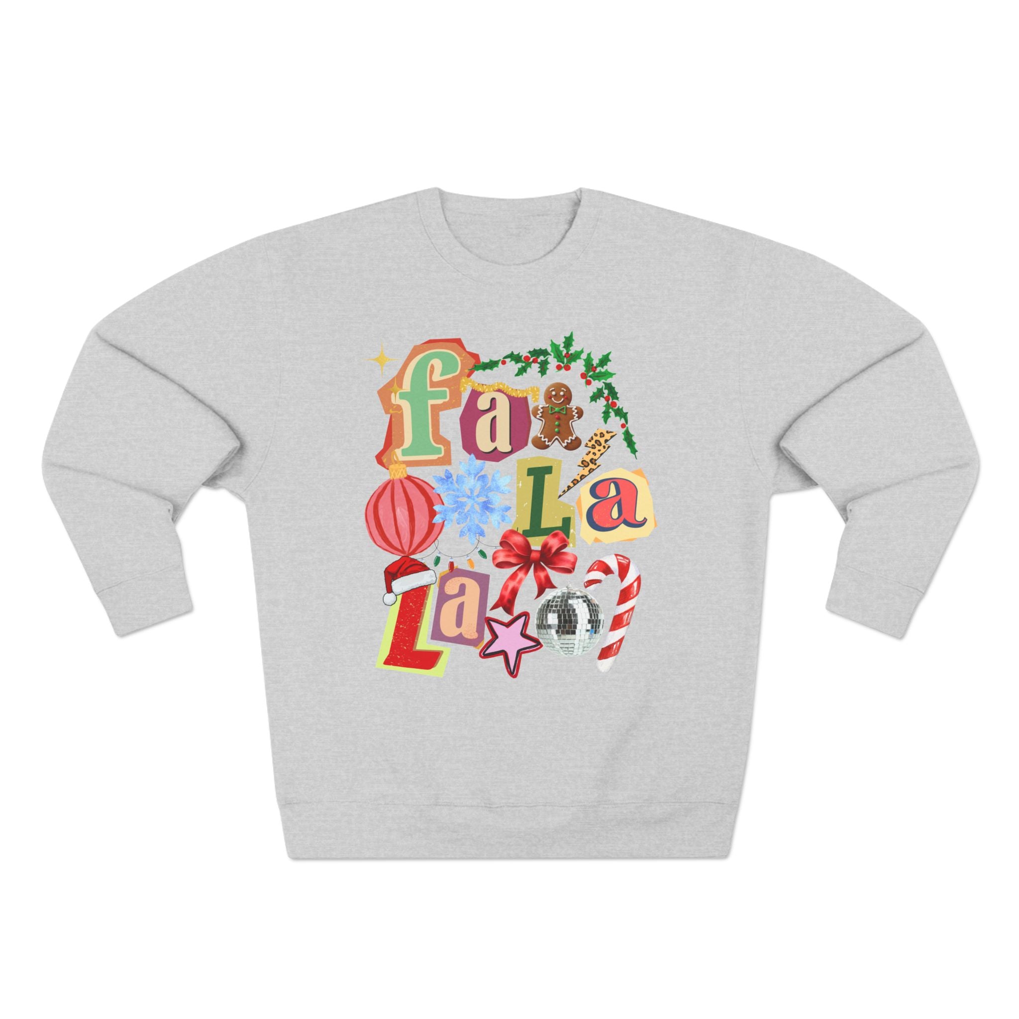 Festive Fa La La Unisex Crewneck Sweatshirt