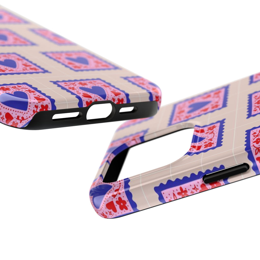 Heart Stamp Tough Phone Case