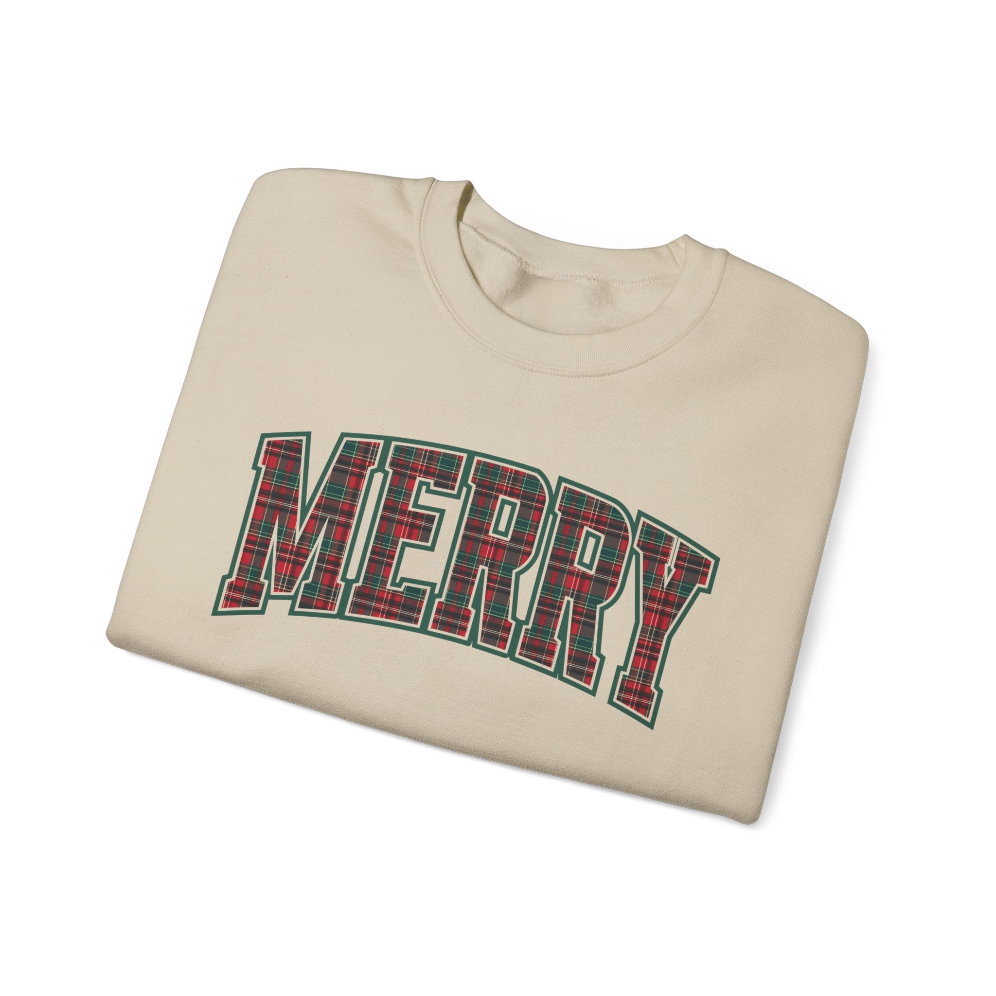 Merry Plaid Crewneck Sweatshirt