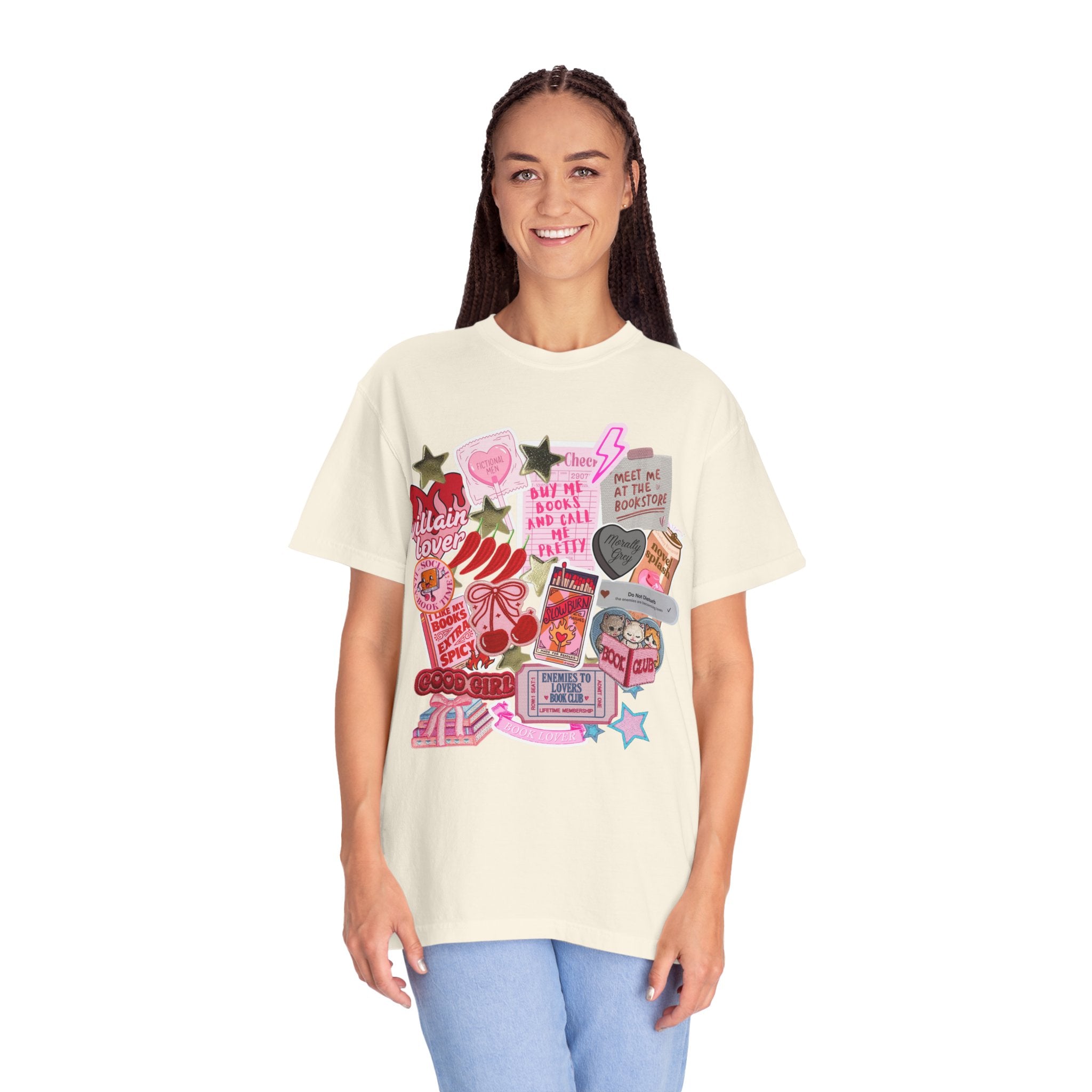 Book Girl Charm T-shirt