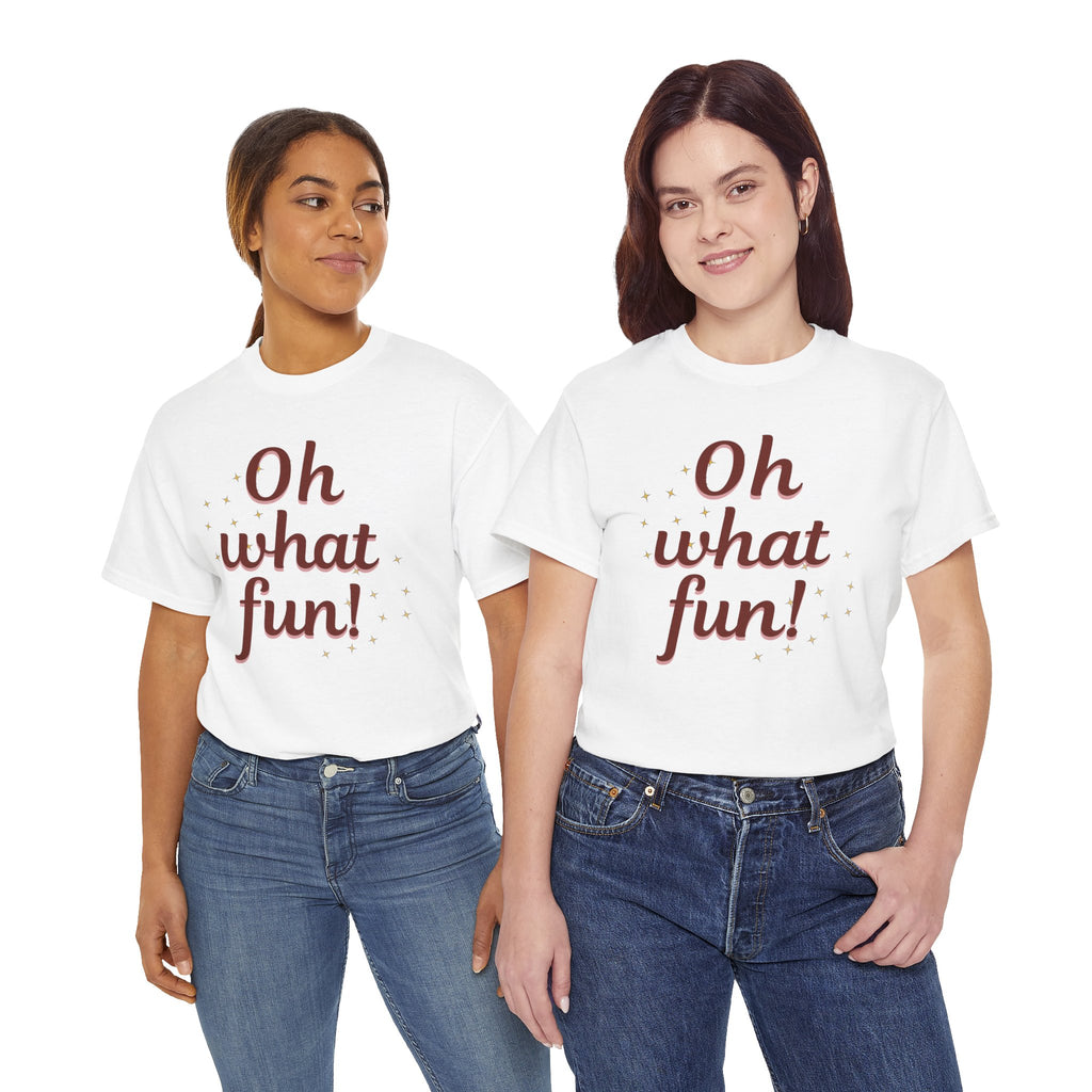 Oh What Fun Tee — Holiday Graphic Christmas T-Shirt