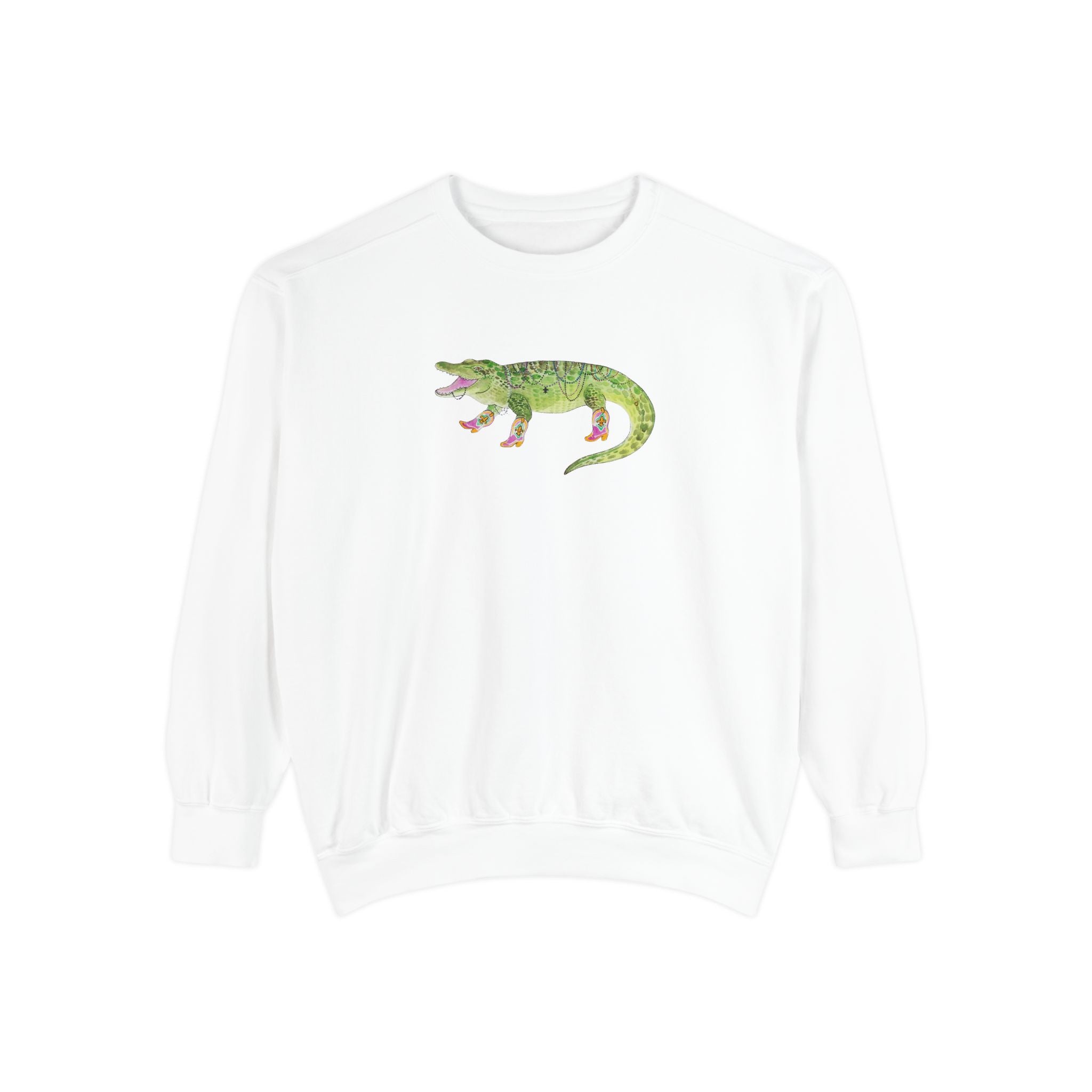 Bead Alligator Graphic Sweatshirt