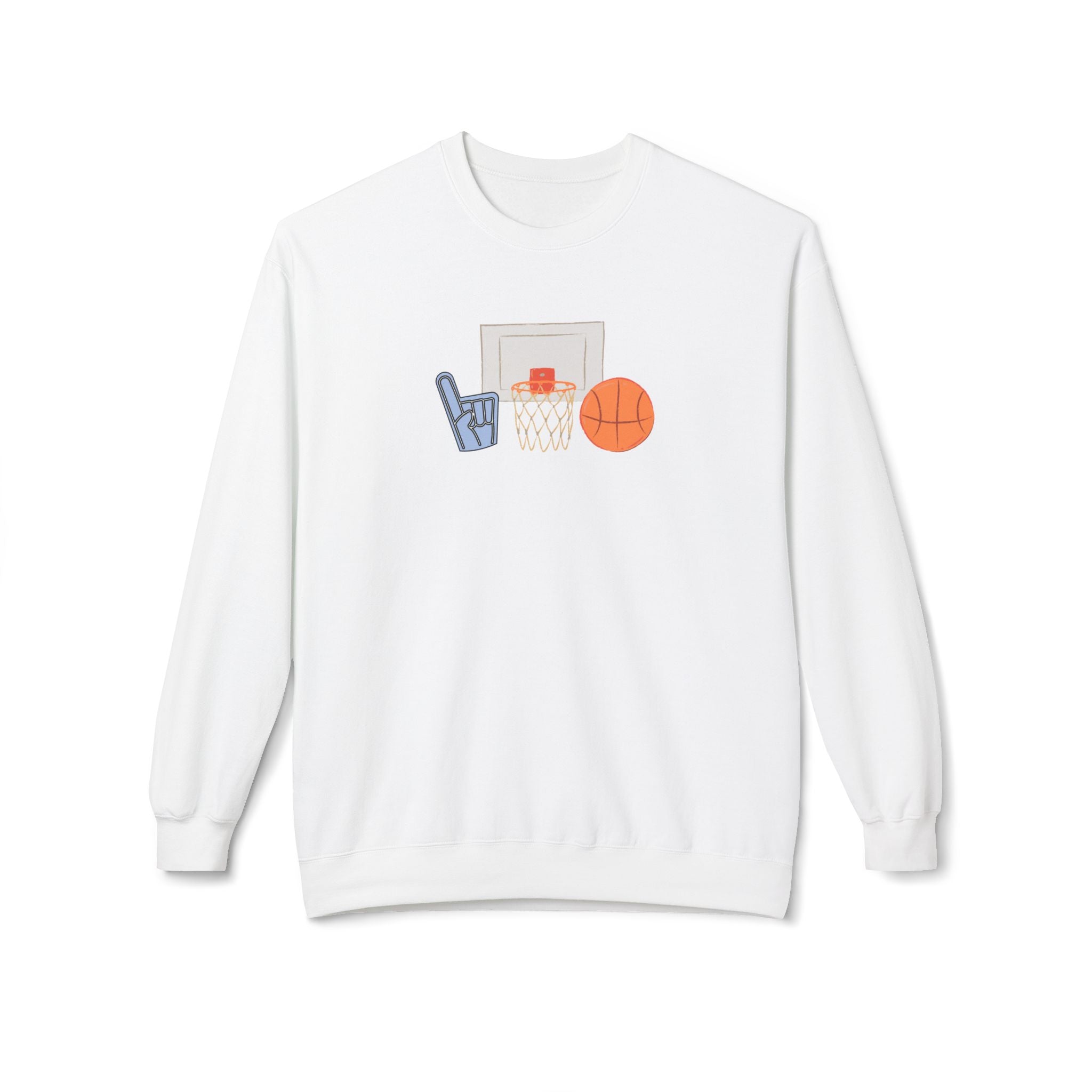 Basketball Fan Crewneck Sweatshirt - Unisex Softstyle Fleece