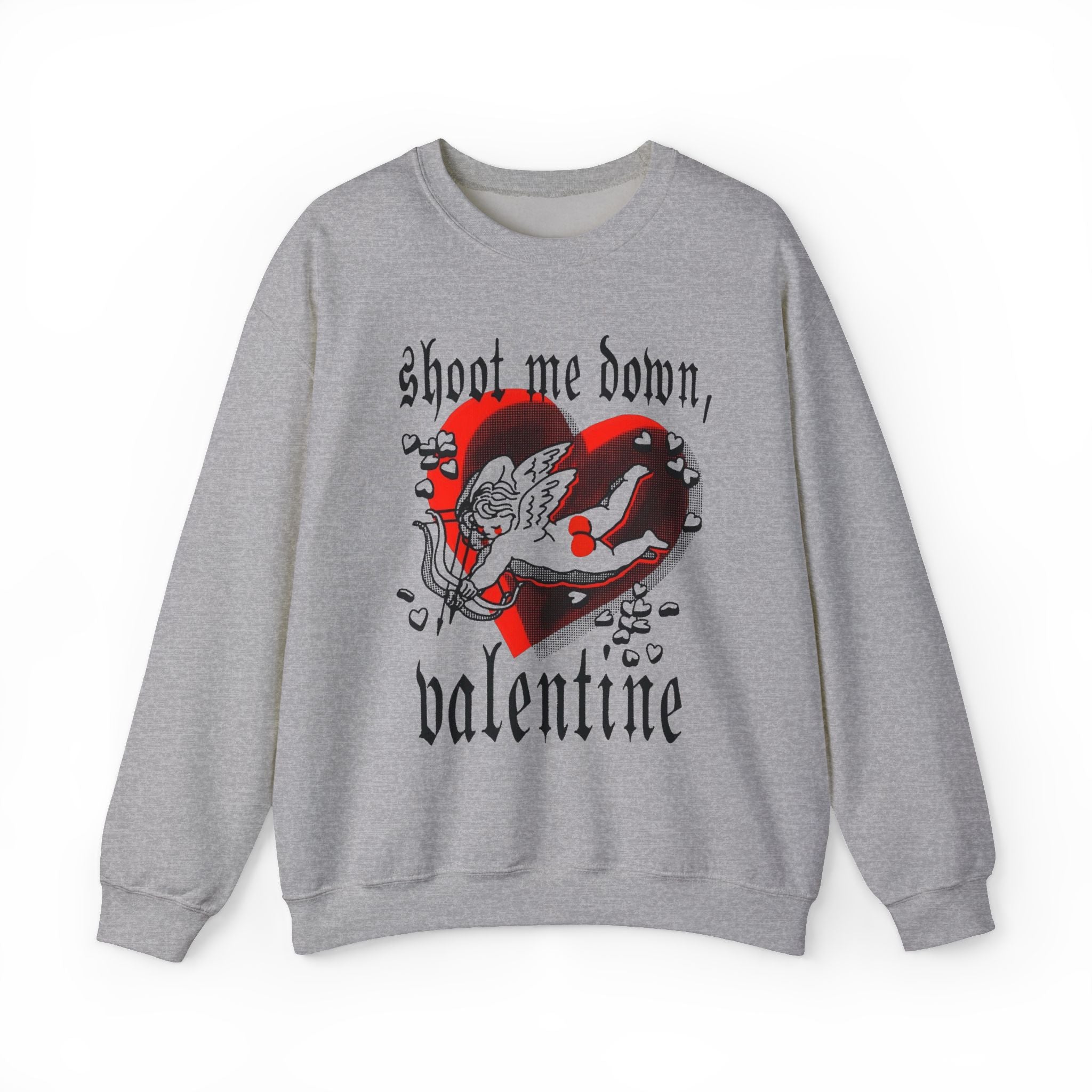 Edgy Gothic Valentine Crewneck