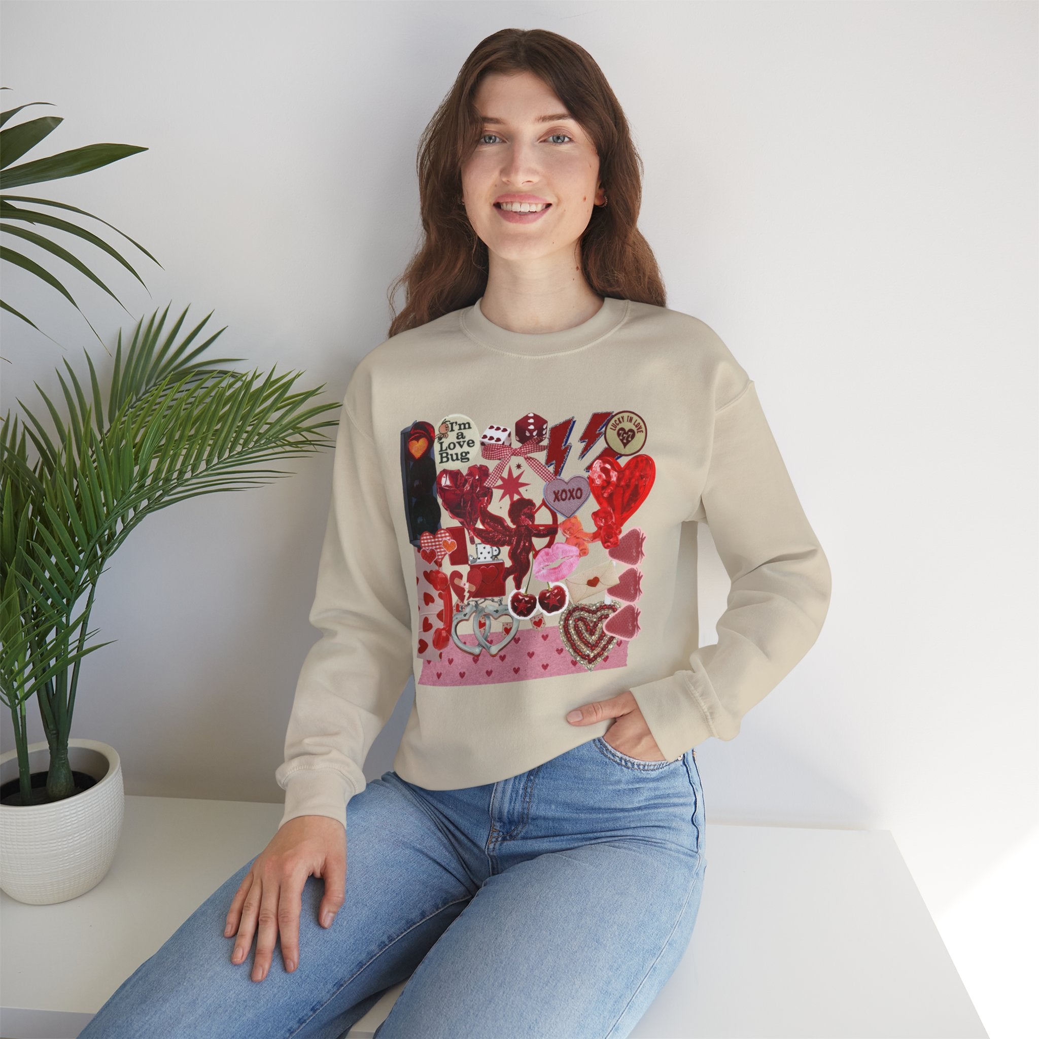 Valentine’s Charm Crewneck Sweatshirt